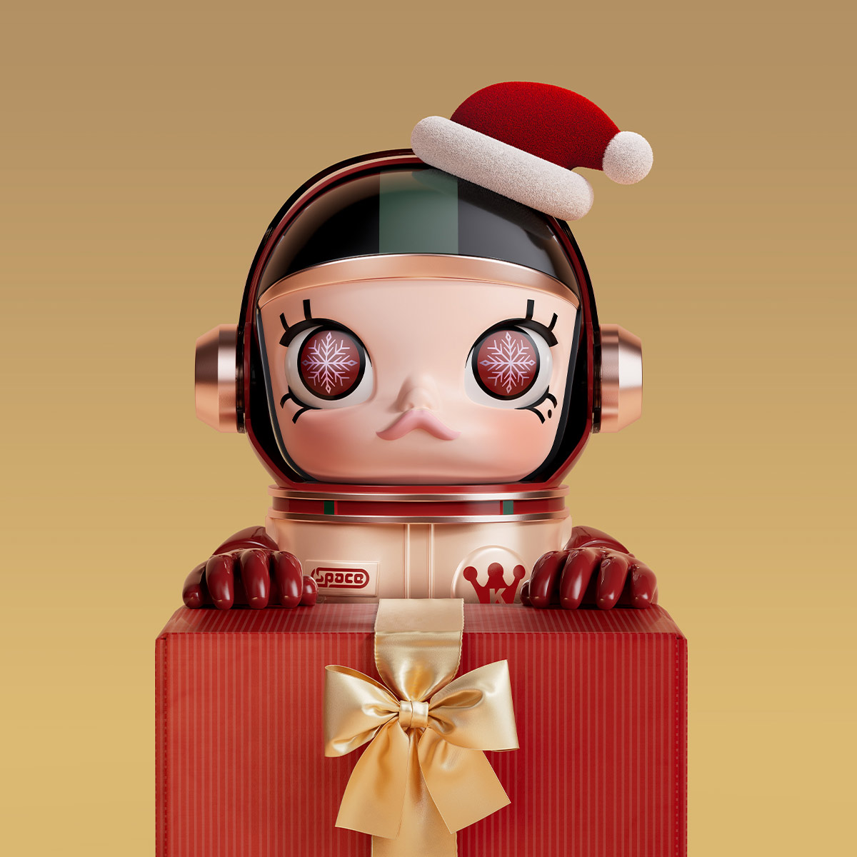 MEGA SPACE MOLLY 400% Christmas 2024 - POP MART (Hong Kong