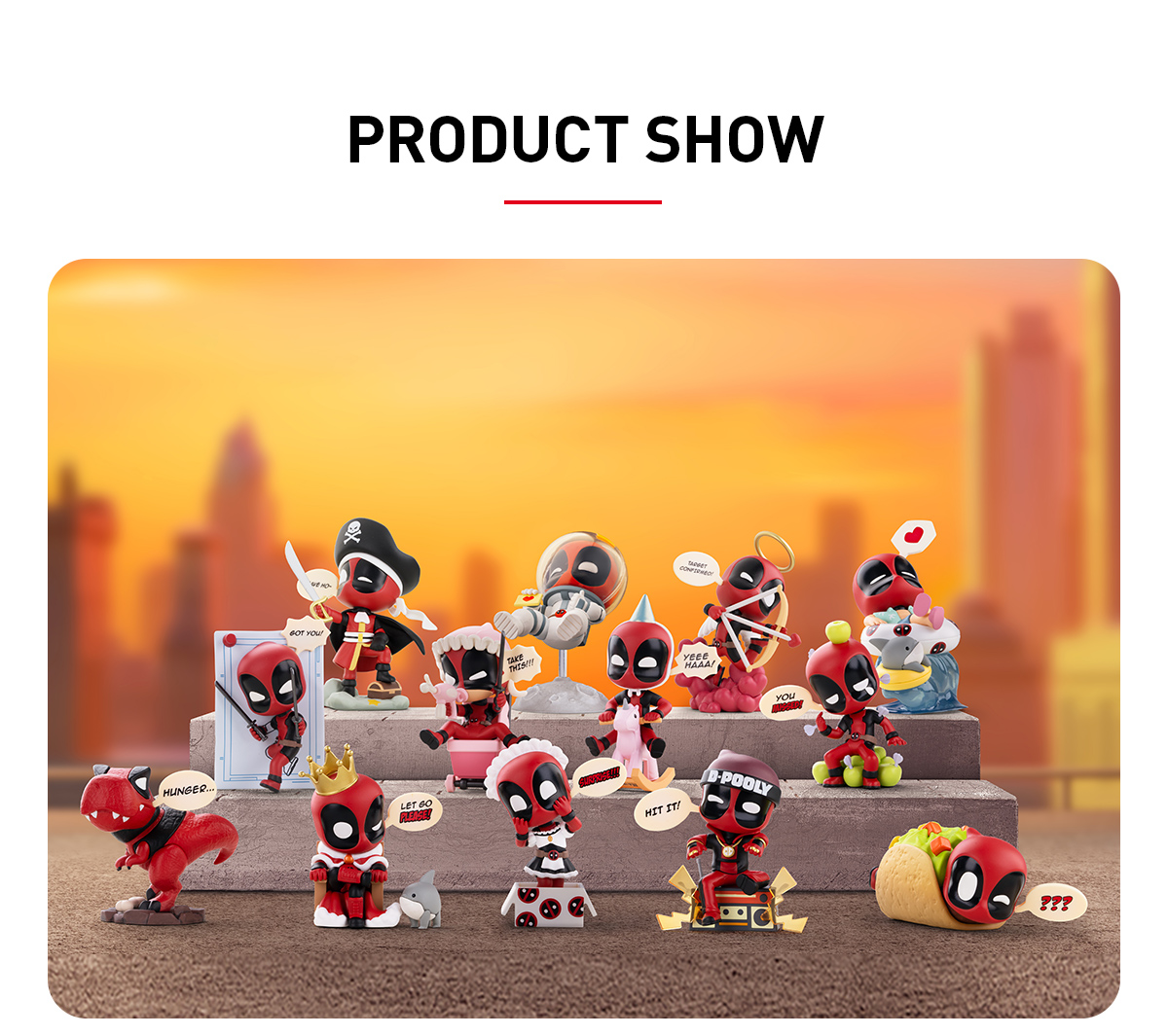 Marvel Deadpool Series Figures - POP MART (Hong Kong, China)