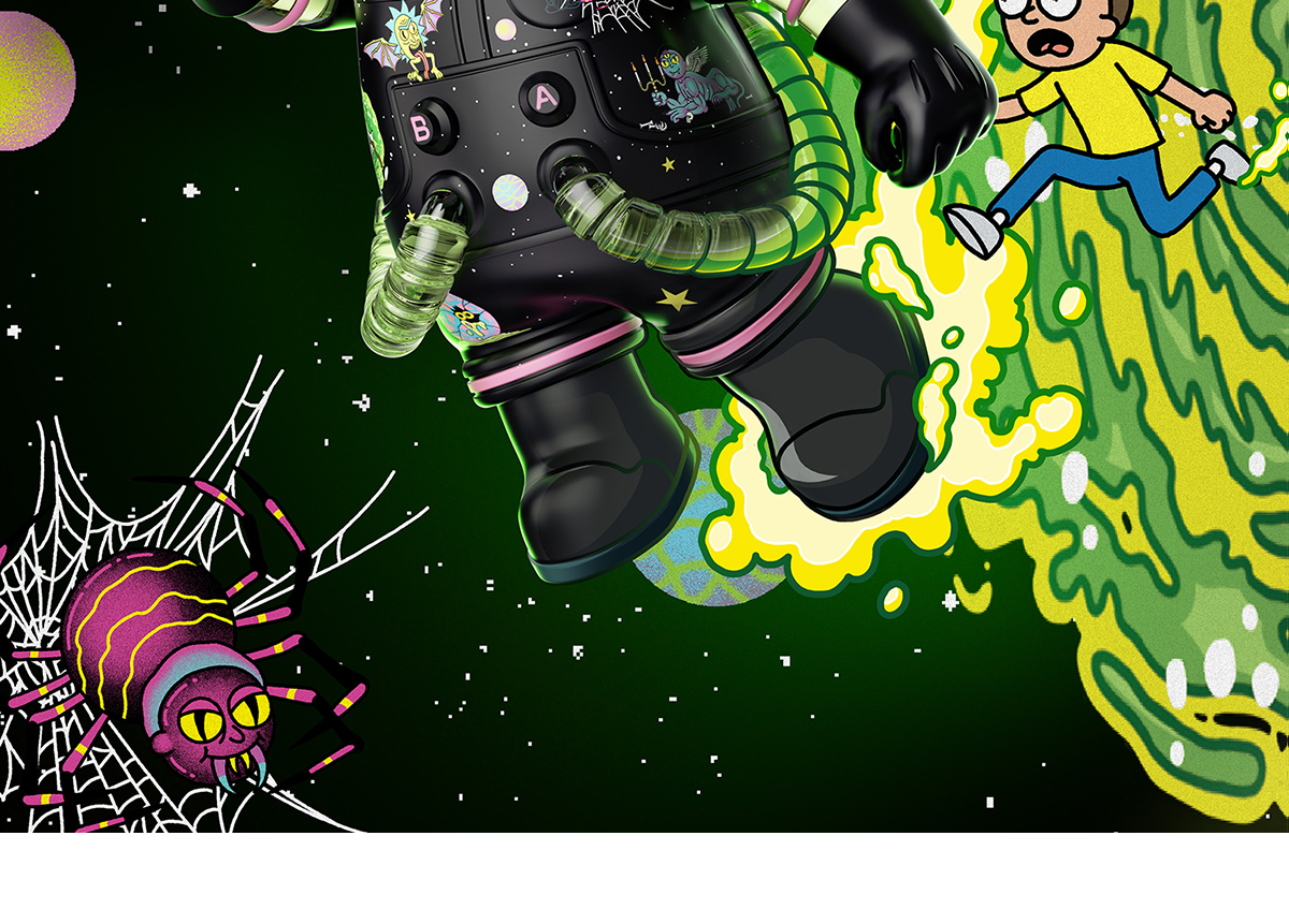 MEGA SPACE MOLLY 1000% Rick and Morty - POP MART (Hong Kong, China)