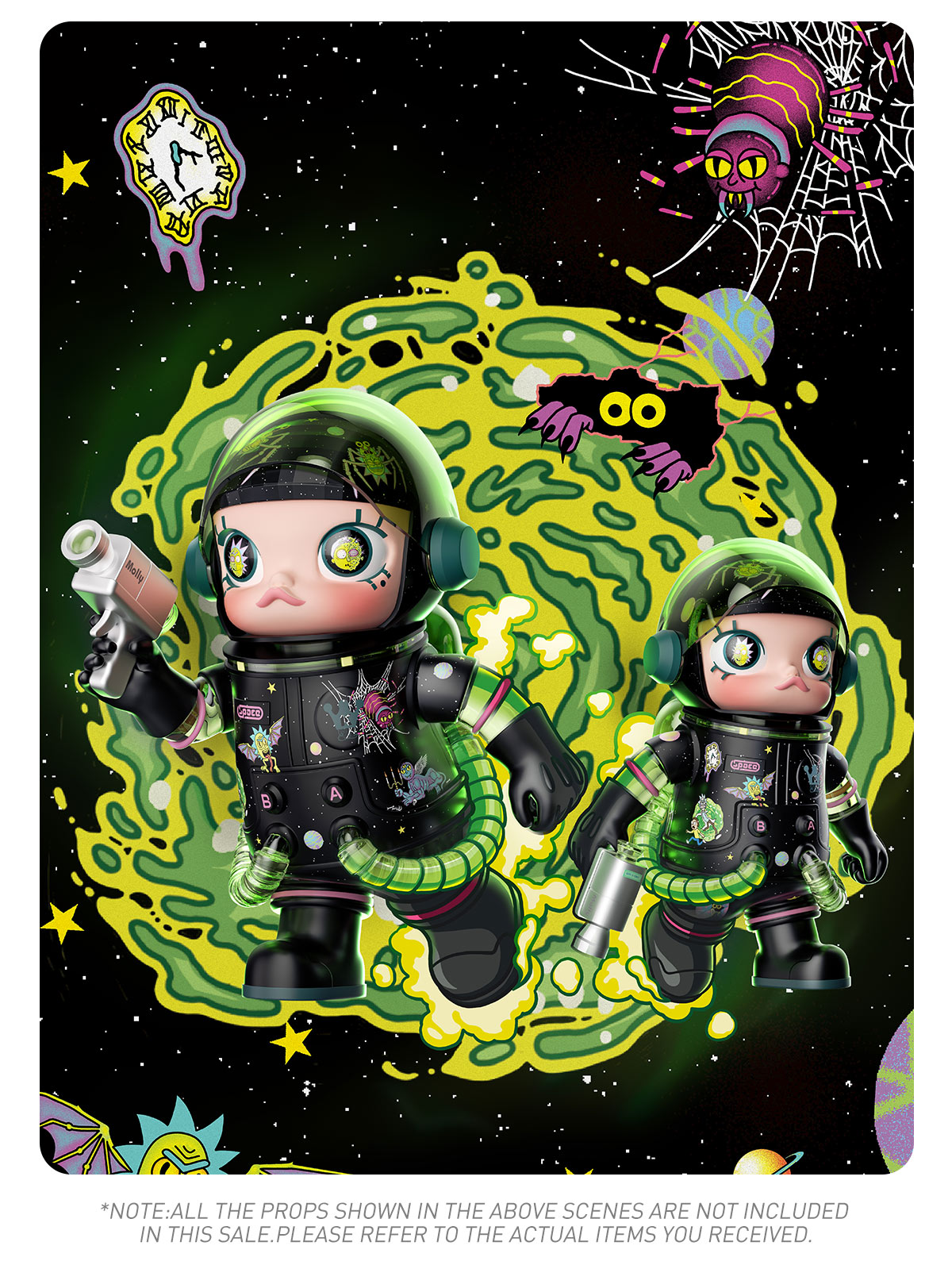 MEGA SPACE MOLLY 1000% Rick and Morty - POP MART (Hong Kong, China)