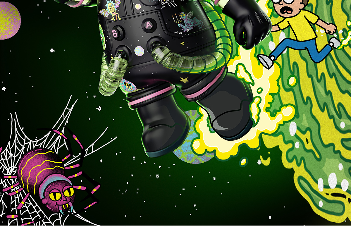 MEGA SPACE MOLLY 1000% Rick and Morty - POP MART (Hong Kong, China)