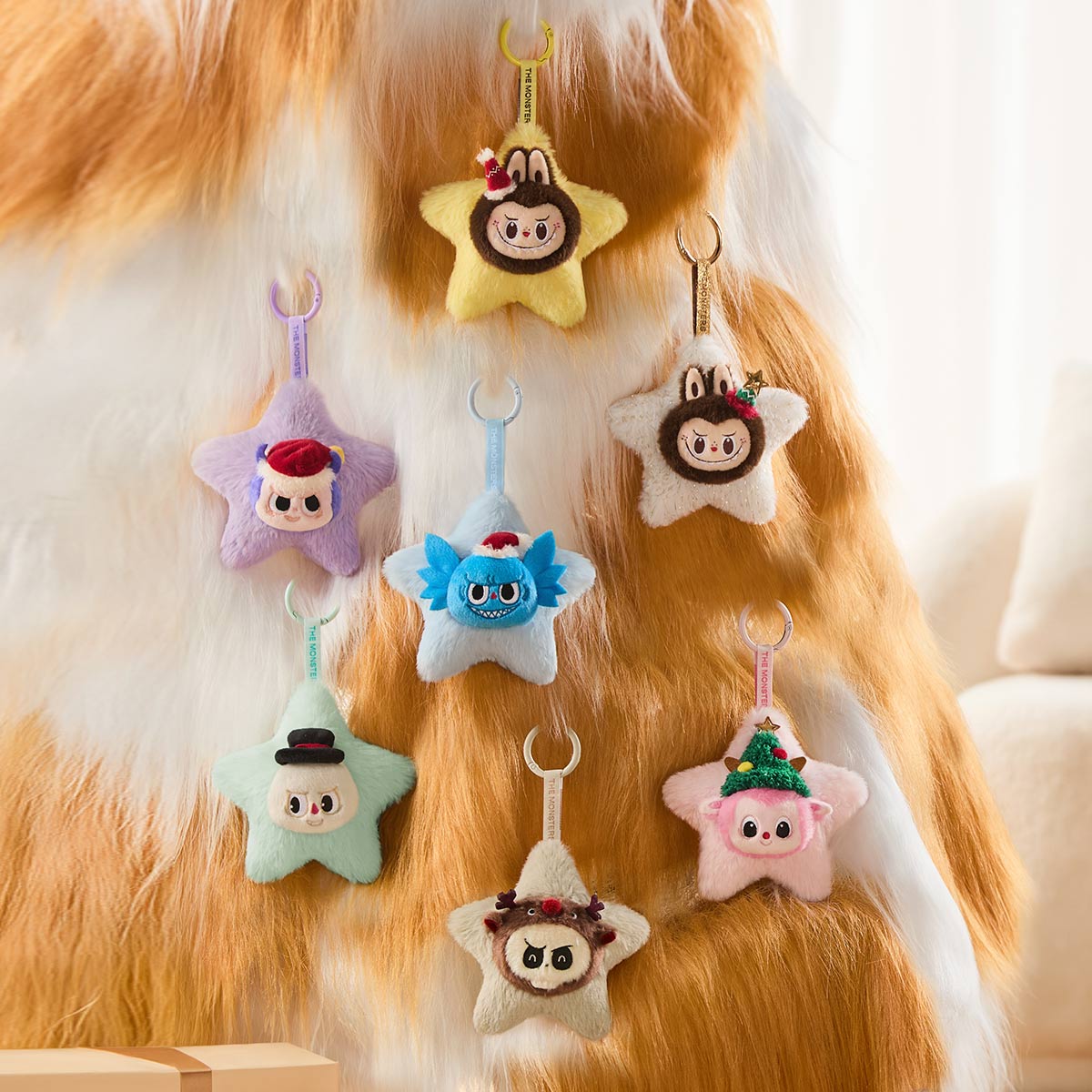 THE MONSTERS Classic Series 6個セット THE MONSTERS Classic Series-Sparkly Plush Pendant Blind Box