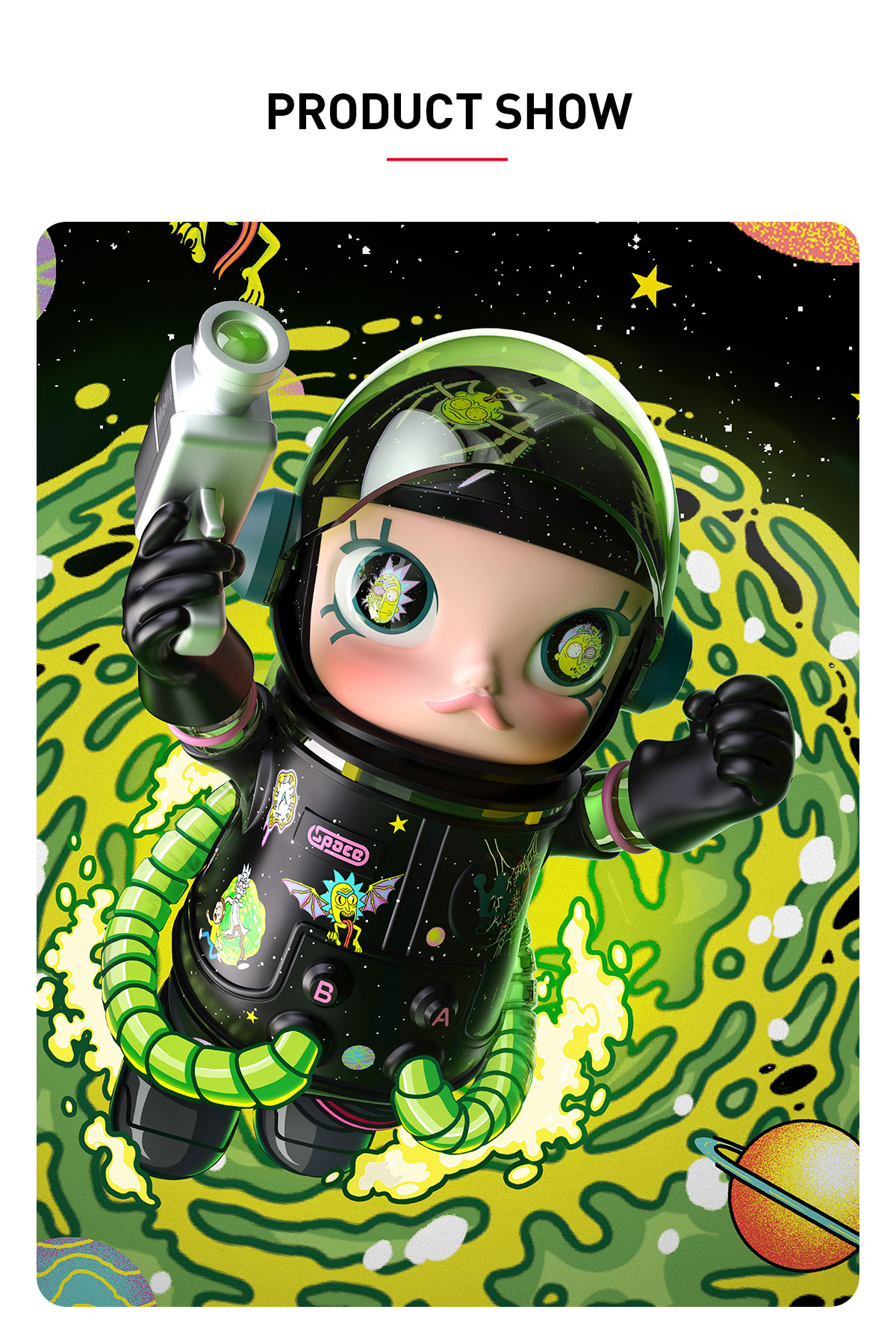 MEGA SPACE MOLLY 400% Rick and Morty - POP MART (Hong Kong, China)