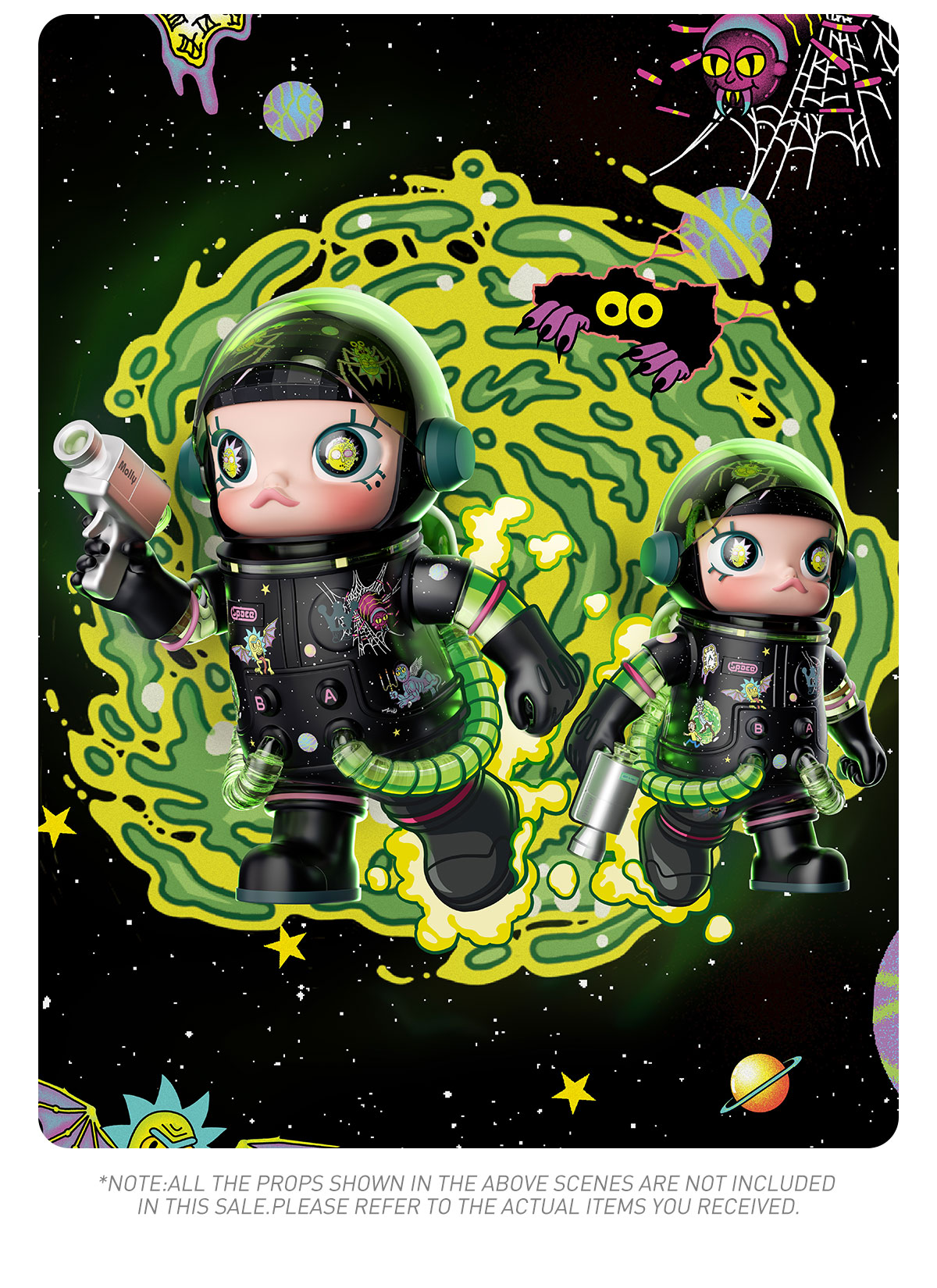 MEGA SPACE MOLLY 400% Rick and Morty - POP MART (Hong Kong, China)