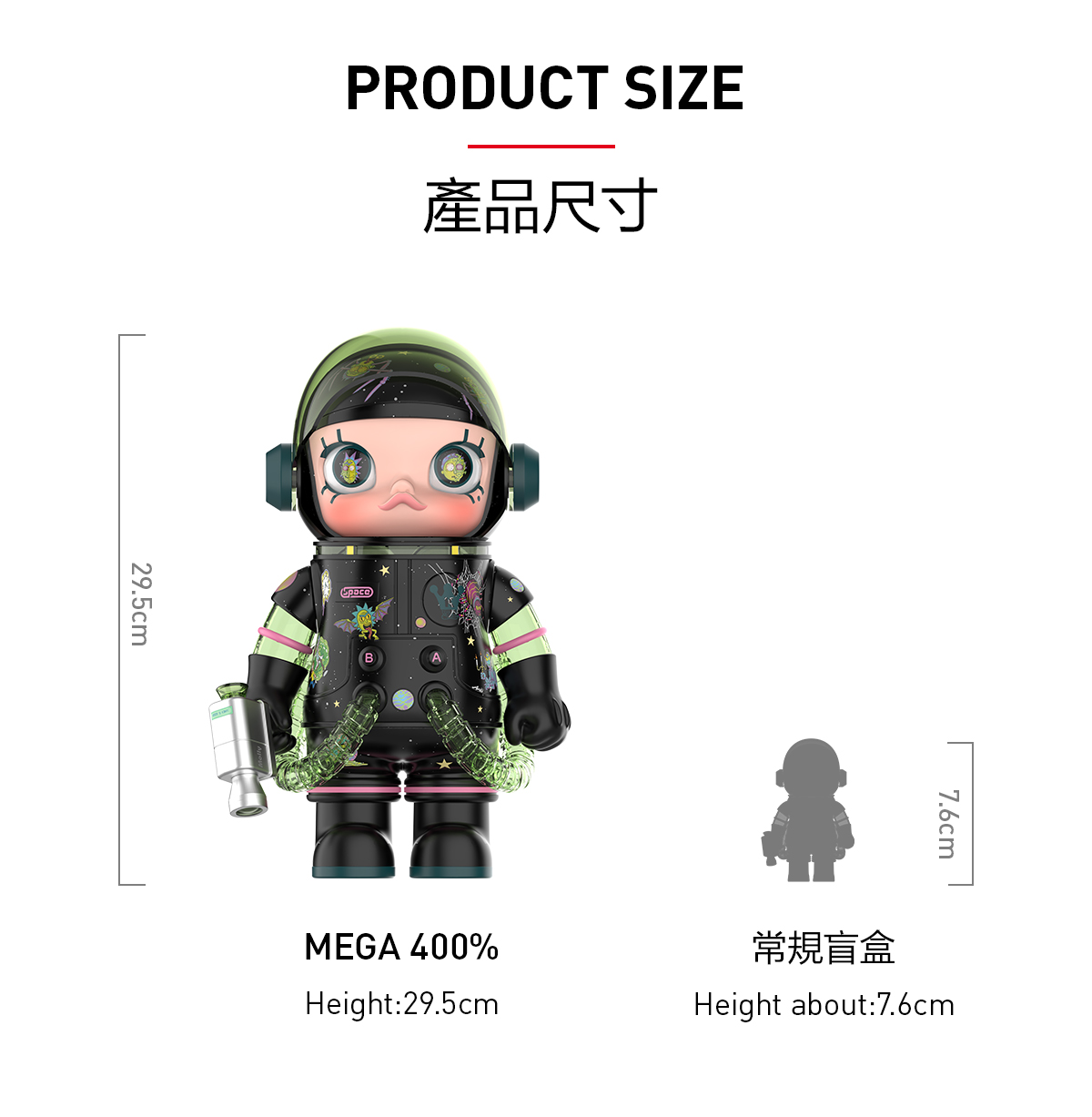 MEGA SPACE MOLLY 400% Rick and Morty - POP MART (Hong Kong, China)