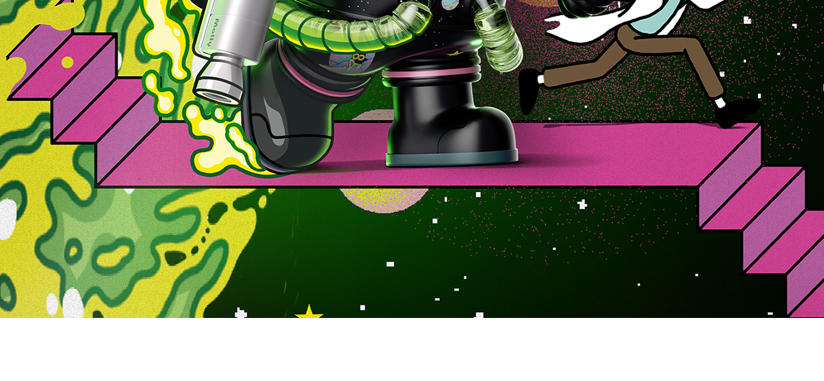 MEGA SPACE MOLLY 400% Rick and Morty - POP MART (Hong Kong, China)