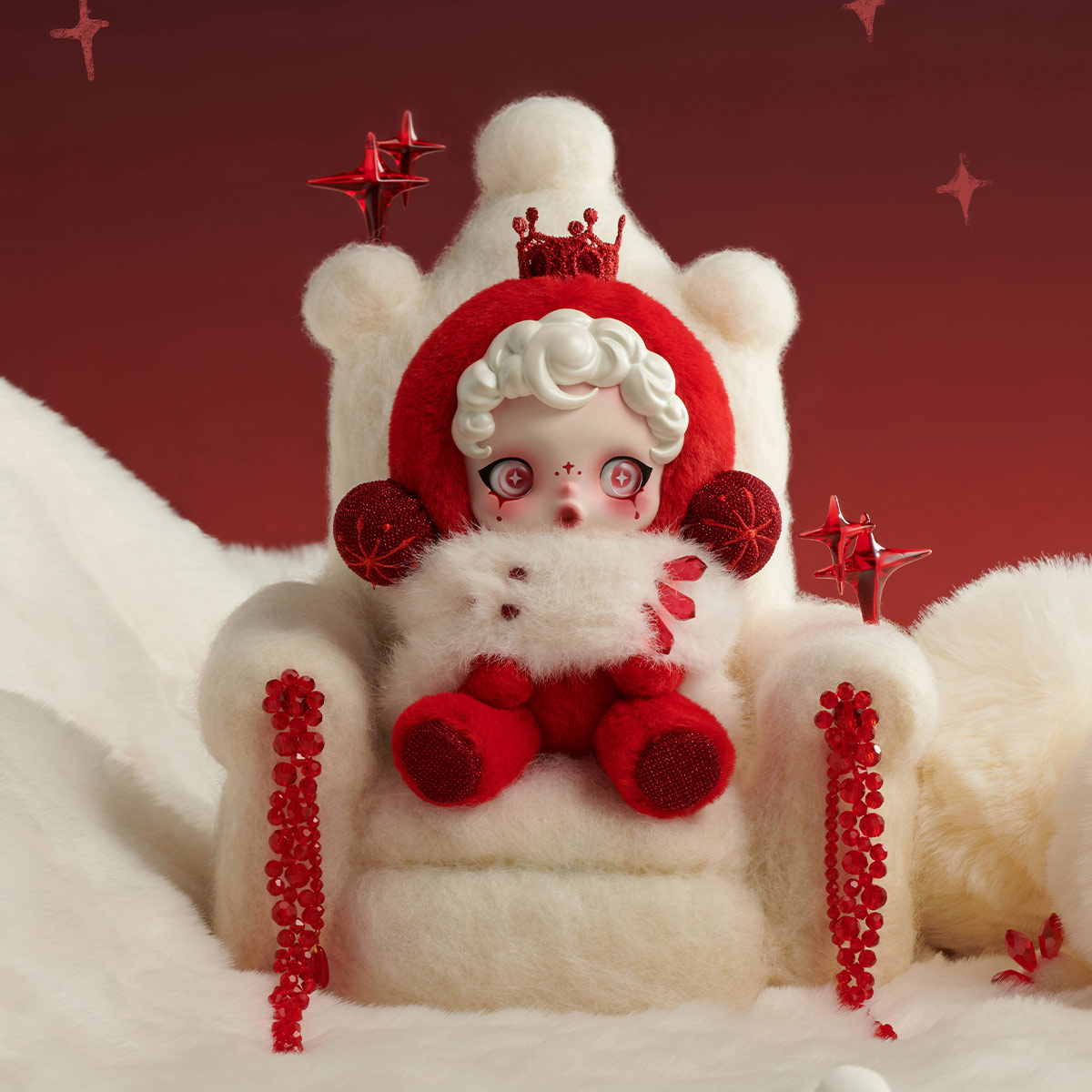 SKULLPANDA Winter Symphony Series Plush - POP MART (Hong