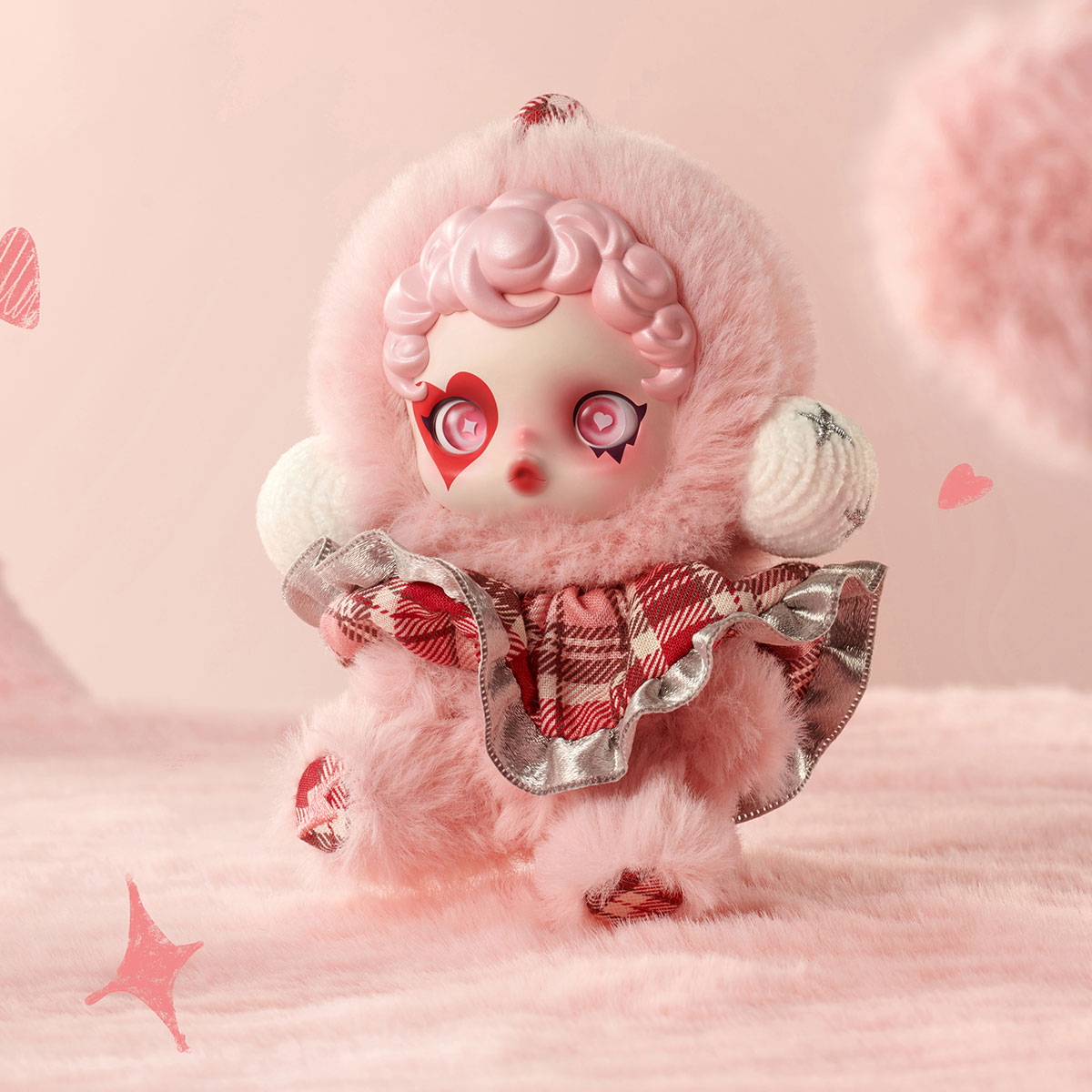 SKULLPANDA Winter Symphony Series Plush - POP MART (Hong