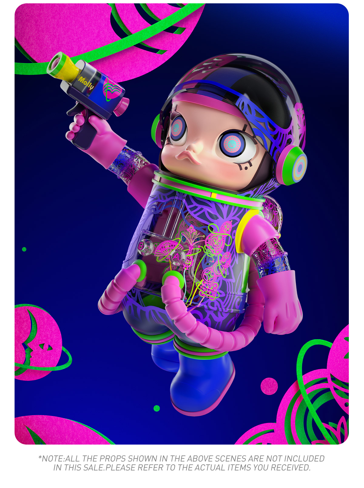 MEGA SPACE MOLLY 1000% 陈粉丸 - POP MART (Hong Kong, China)