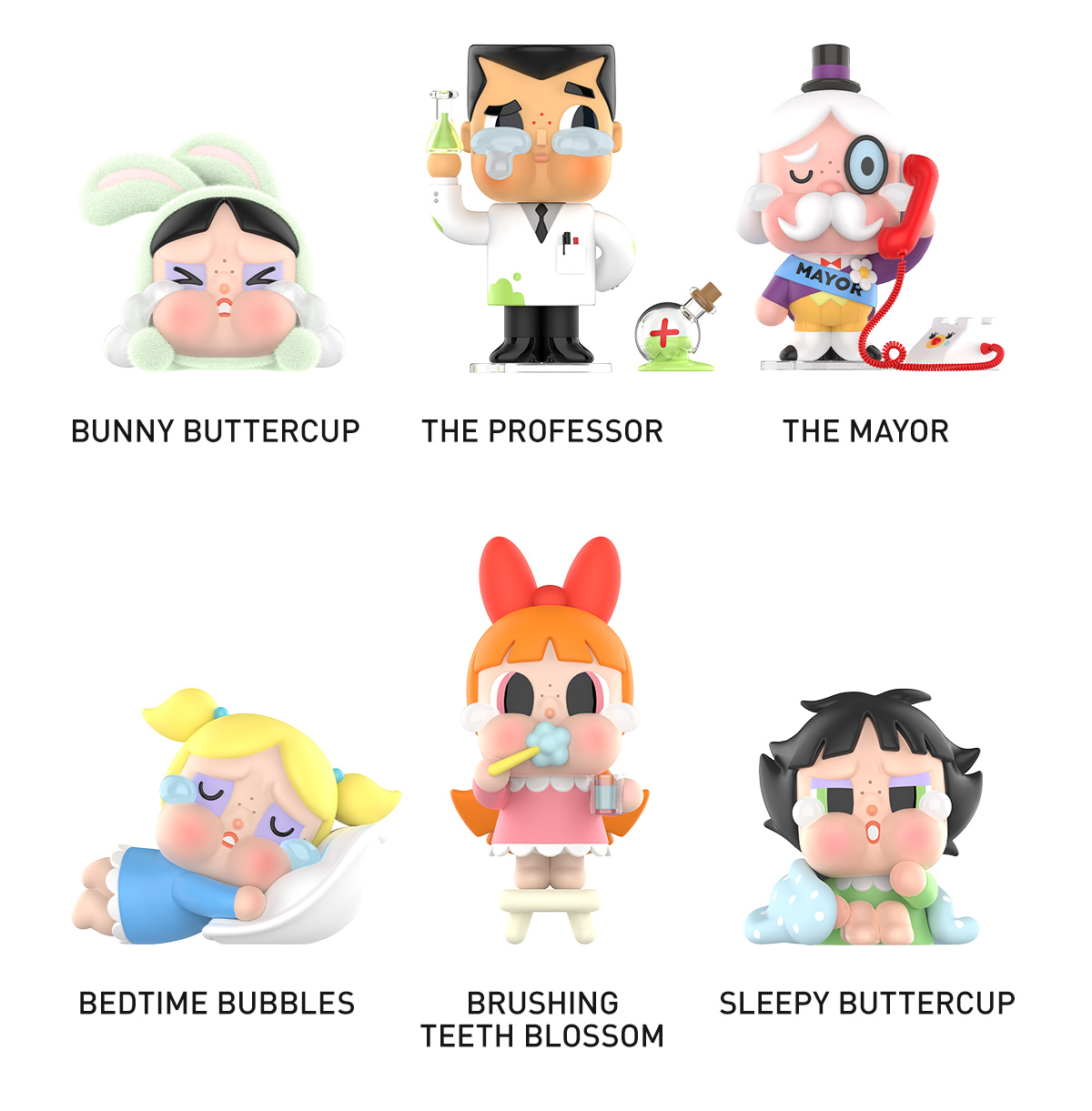 CRYBABY × Powerpuff Girls Series Figures - POP MART (Hong Kong, China)
