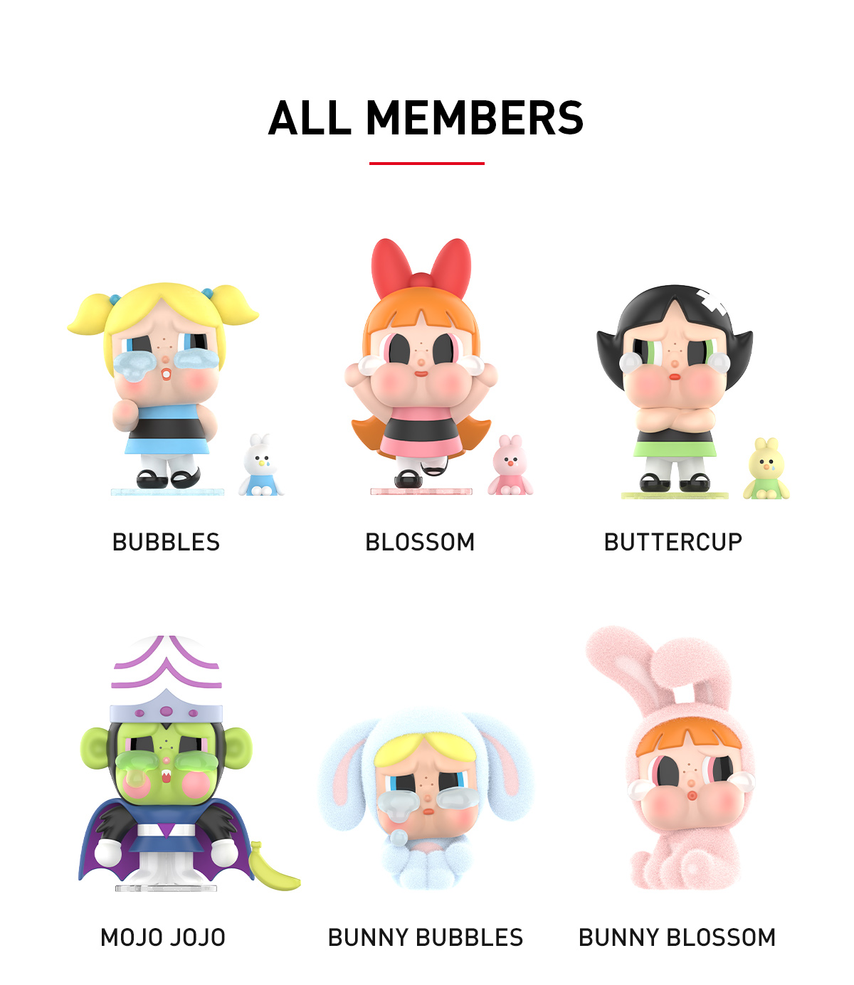 CRYBABY × Powerpuff Girls Series Figures - POP MART (Hong Kong, China)