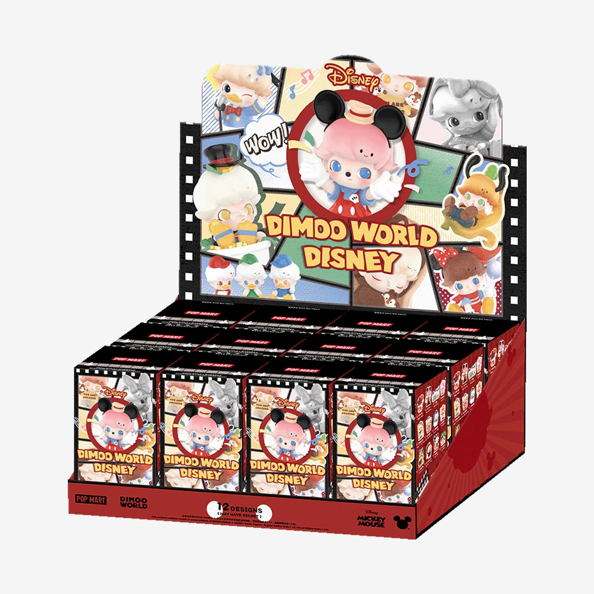 POPMARTのDIMOO WORLD × DISNEY Pop Mart x Dimoo World: Disney Series Figurine Blind Box