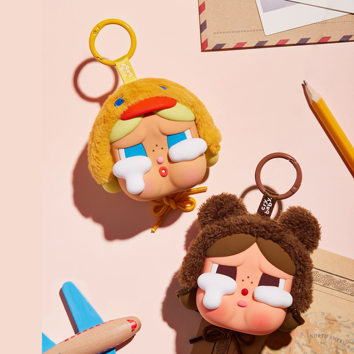 CRYBABY Sad Club Series-Silicone Plush Earphone Bag - POP