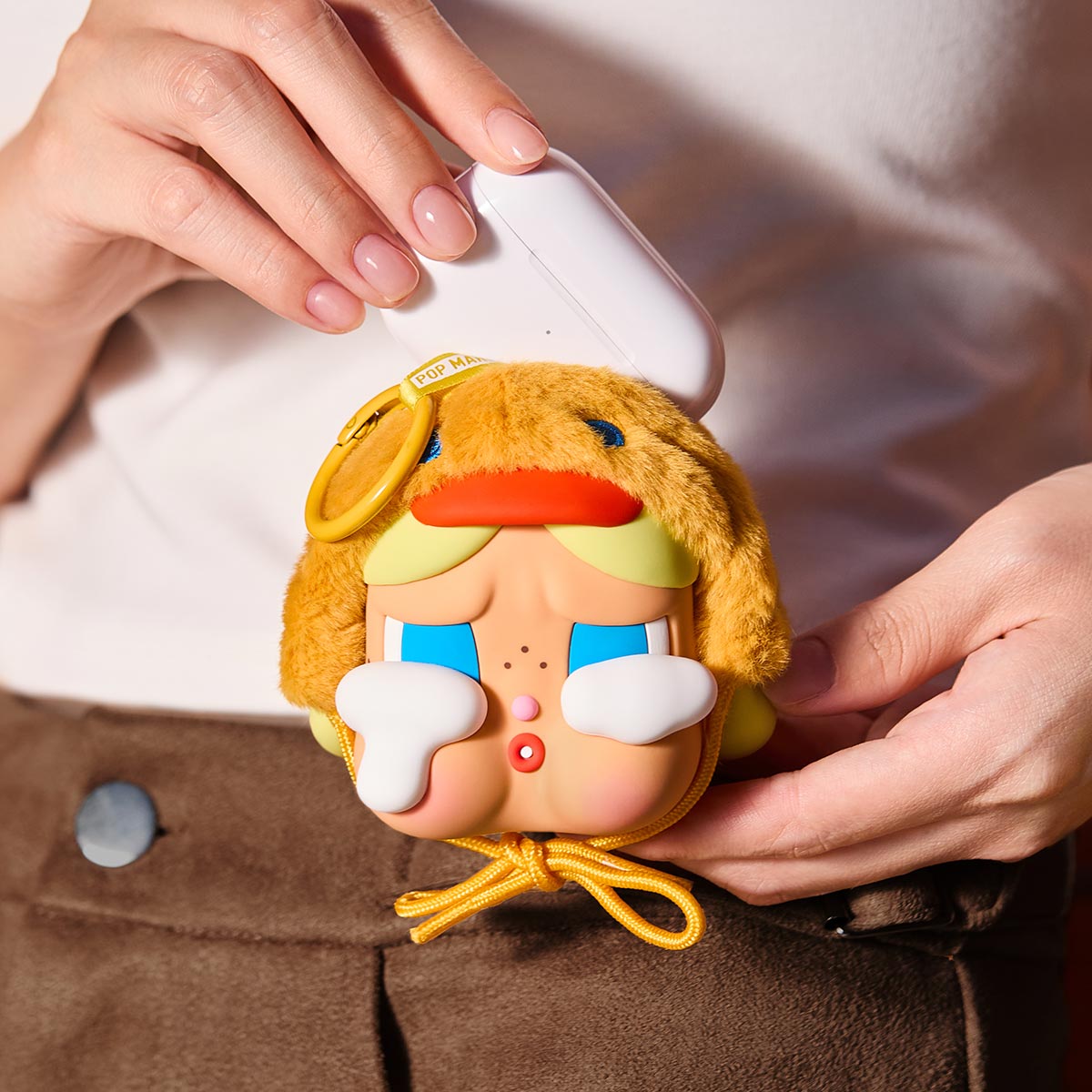 CRYBABY Sad Club Series-Silicone Plush Earphone Bag - POP