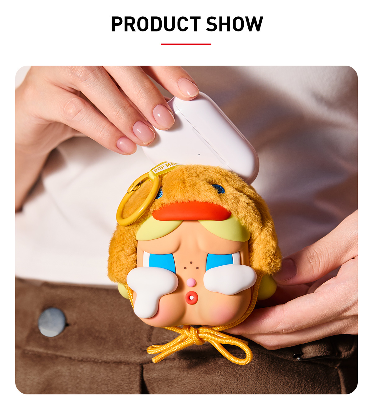 CRYBABY Crying Again Series-Earphone Case - POP MART (Hong