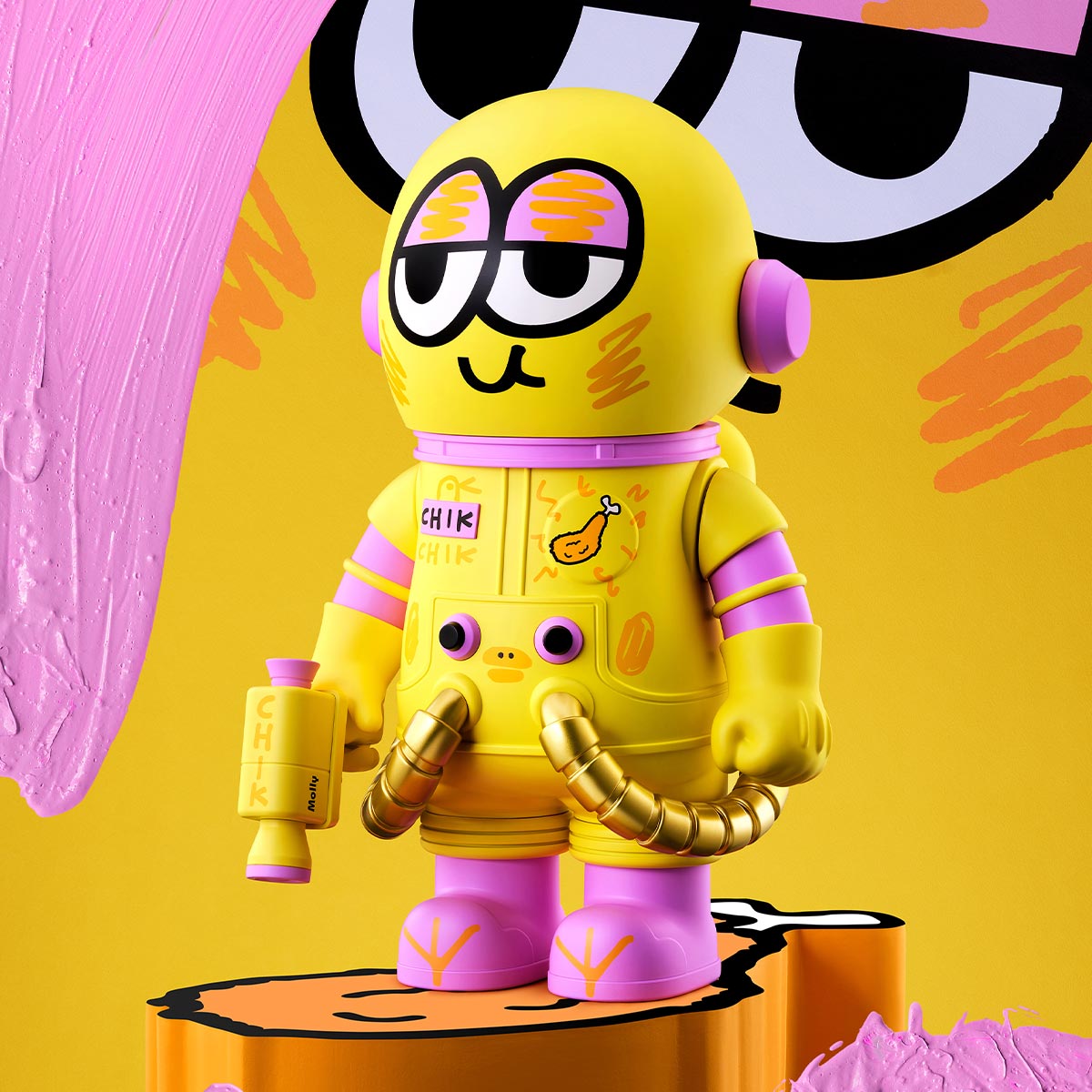 MEGA SPACE MOLLY 400% Jon Burgerman 正規品 MEGA SPACE MOLLY 400% Jon Burgerman - POP MART (United States)