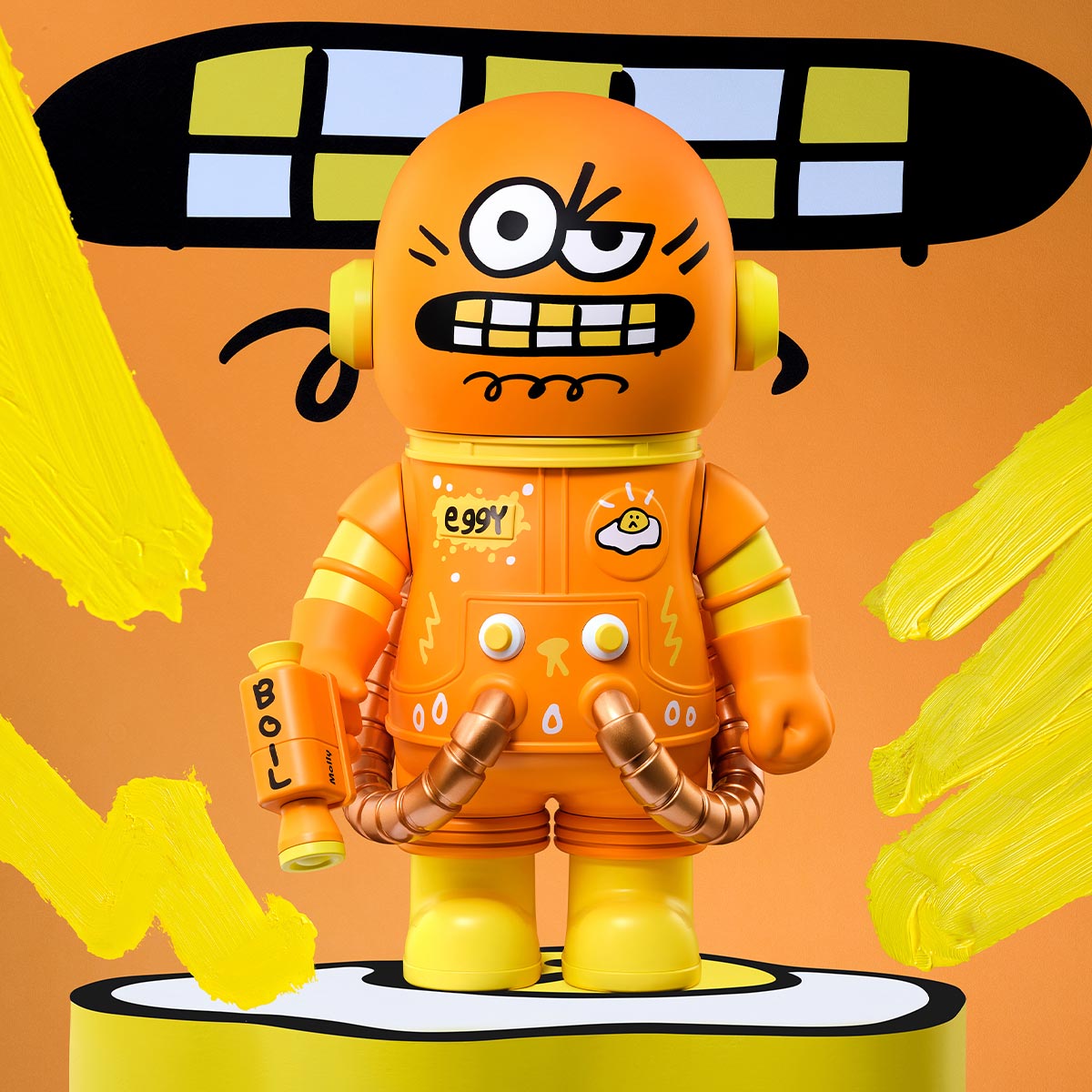 その他 MEGA SPACE MOLLY 400% Jon Burgerman Space Molly 400% Jon Burgerman - Kup w Hypenegan