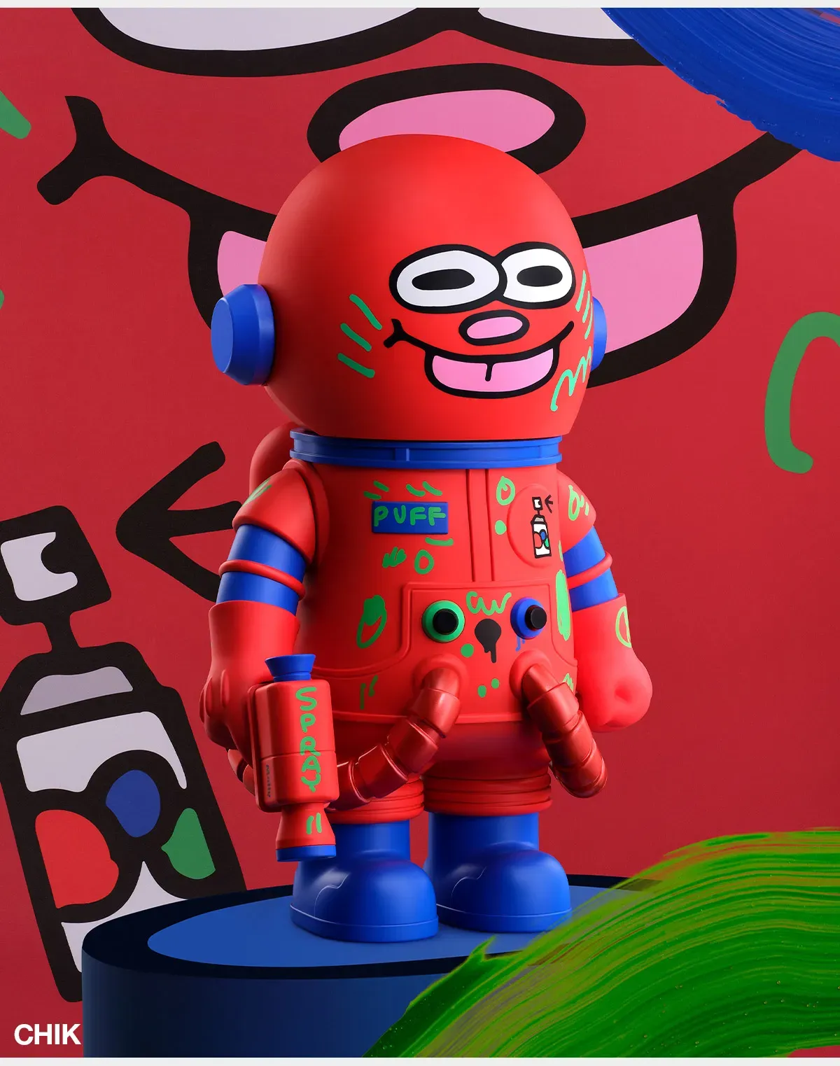 その他 MEGA SPACE MOLLY 400% Jon Burgerman POP MART MEGA SPACE MOLLY 400% Jon Burgerman FIGURE TOY NEW
