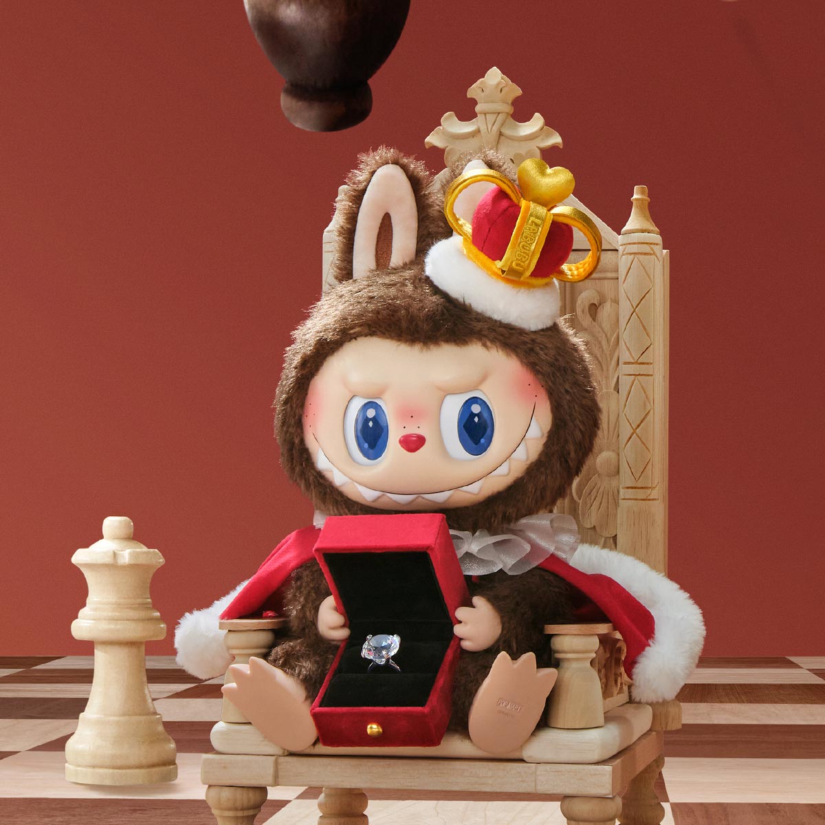 THE MONSTERS Let's Checkmate Series-Vinyl Plush Doll - POP