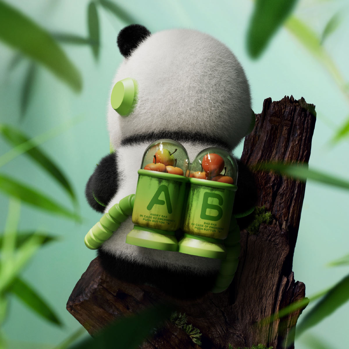 MEGA SPACE MOLLY 400% PANDA - POP MART (Hong Kong, China)