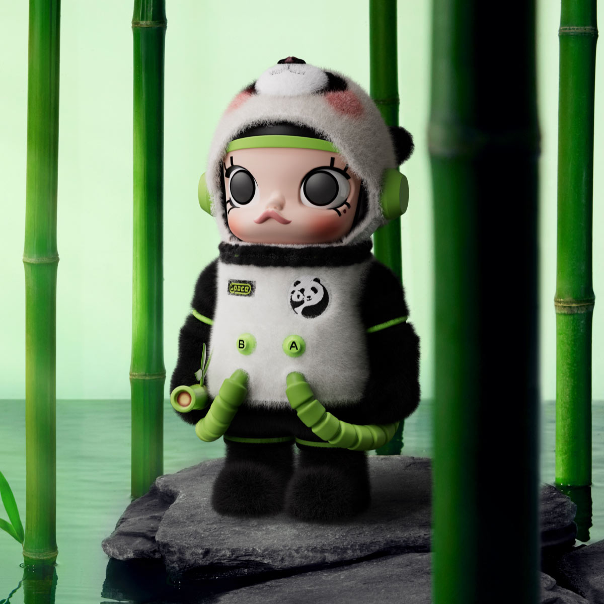 MEGA SPACE MOLLY 400% PANDA - POP MART (Hong Kong, China)
