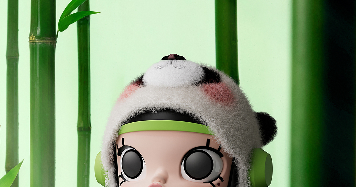 MEGA SPACE MOLLY 400% PANDA - POP MART (Hong Kong, China)