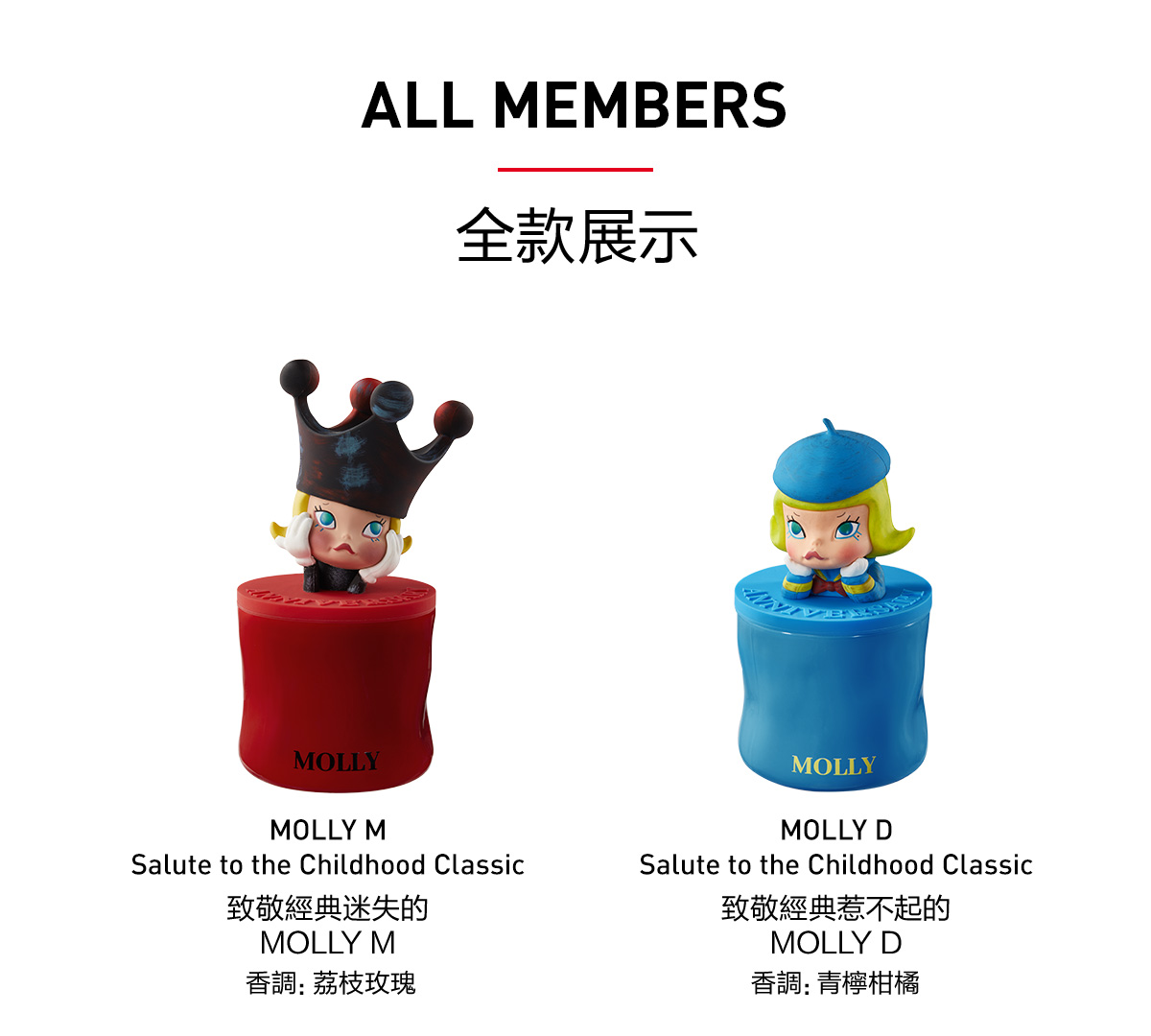 MOLLY Anniversary Statues Classical Retro 2 Series-Scented Candle
