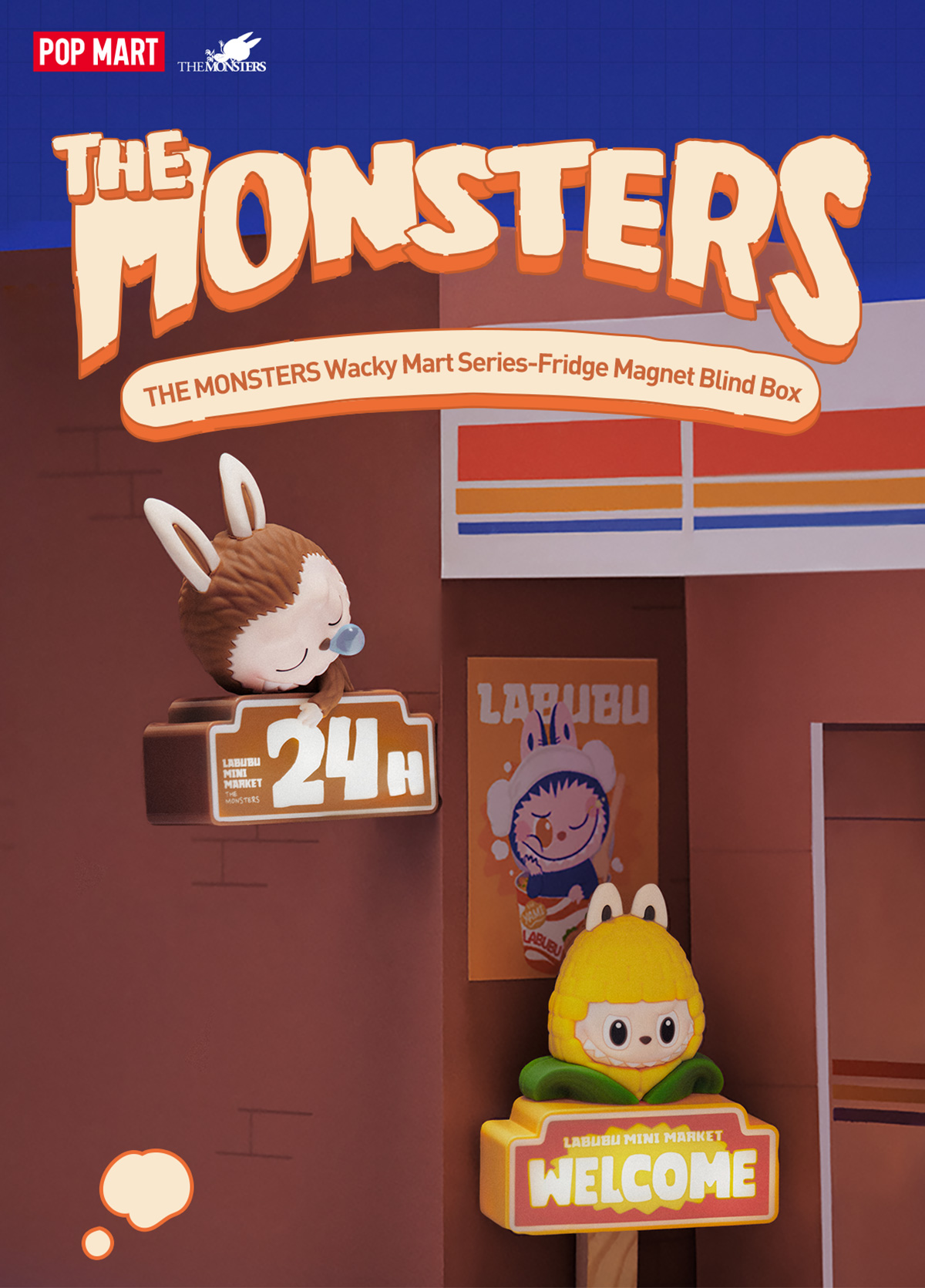 THE MONSTERS ラブブ　Wacky Mart マグネット　シークレット THE MONSTERS ラブブ Wacky Mart マグネット シークレット