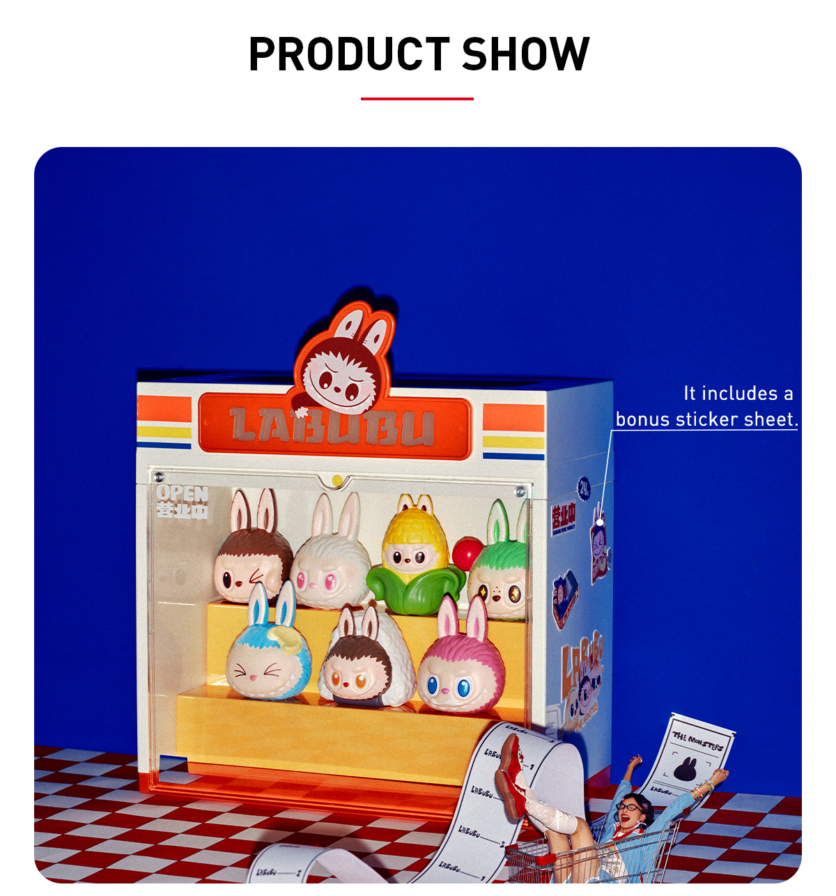 その他 Wacky Mart Series-Display Container THE MONSTERS Wacky Mart Series-Display Container - POP MART