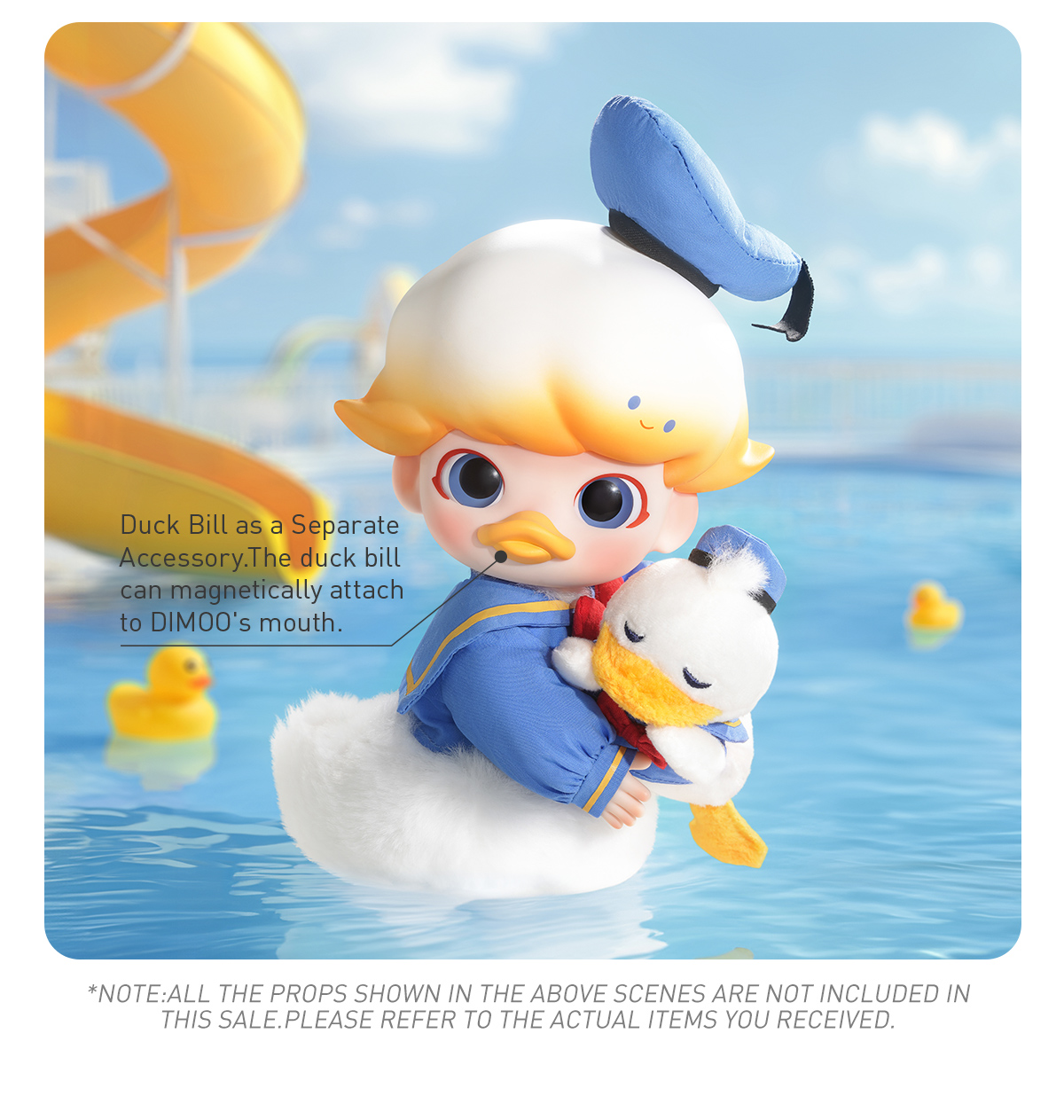 DIMOO Donald Duck 1/8 Action Figure - POP MART (Hong Kong, China)
