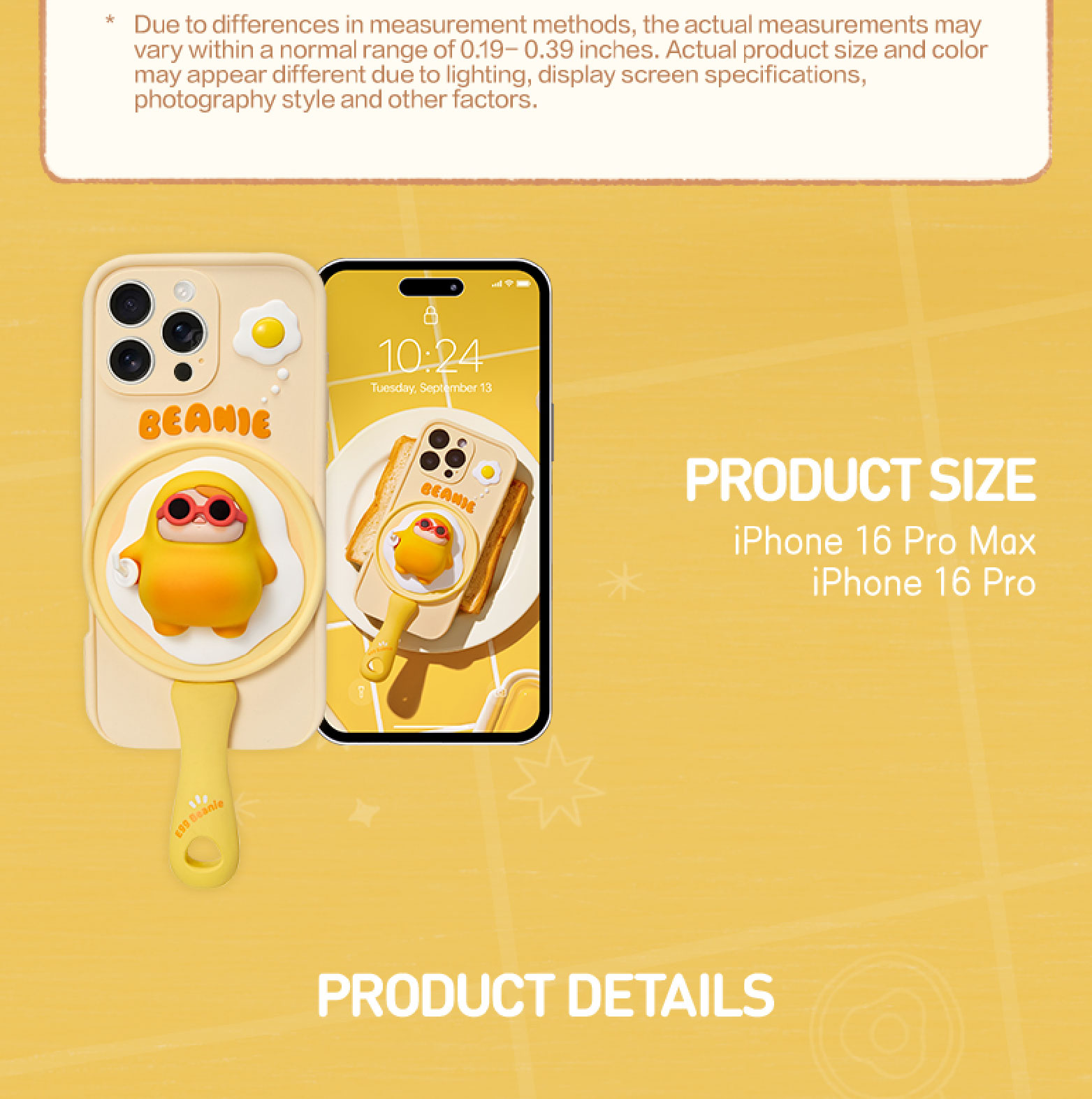 Pucky Egg Beanie iPhone 13 Pro Maxスマホケース PUCKY Egg Beanie Series-Phone Case - POP MART (United States)