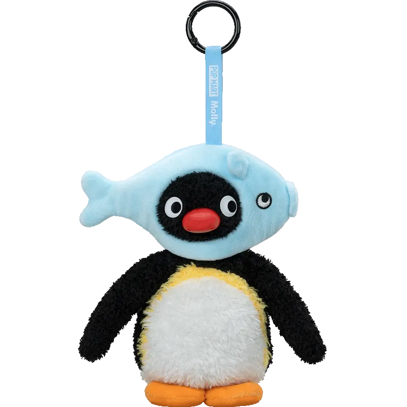 Baby Molly × Pingu Happy Fishing Series-Vinyl Plush Pendant