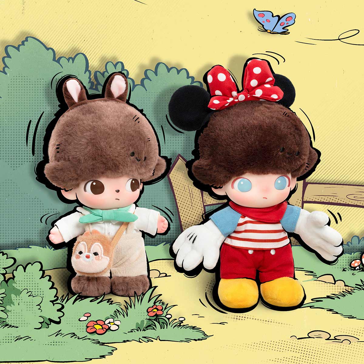 エレン様 pop mart DIMOO スカルパンダ キーリング 上海 ミッキー Pop Mart DIMOO World x Disney Series Mickey TV Show (Secret