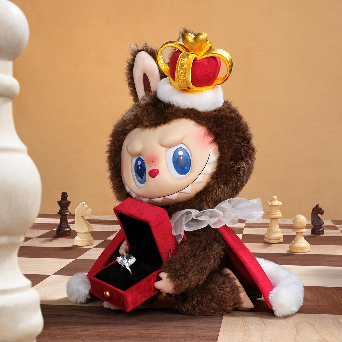 POP MART THE MONSTERS Let's Checkmate1点 THE MONSTERS Let's Checkmate Series-Vinyl Plush Doll - POP