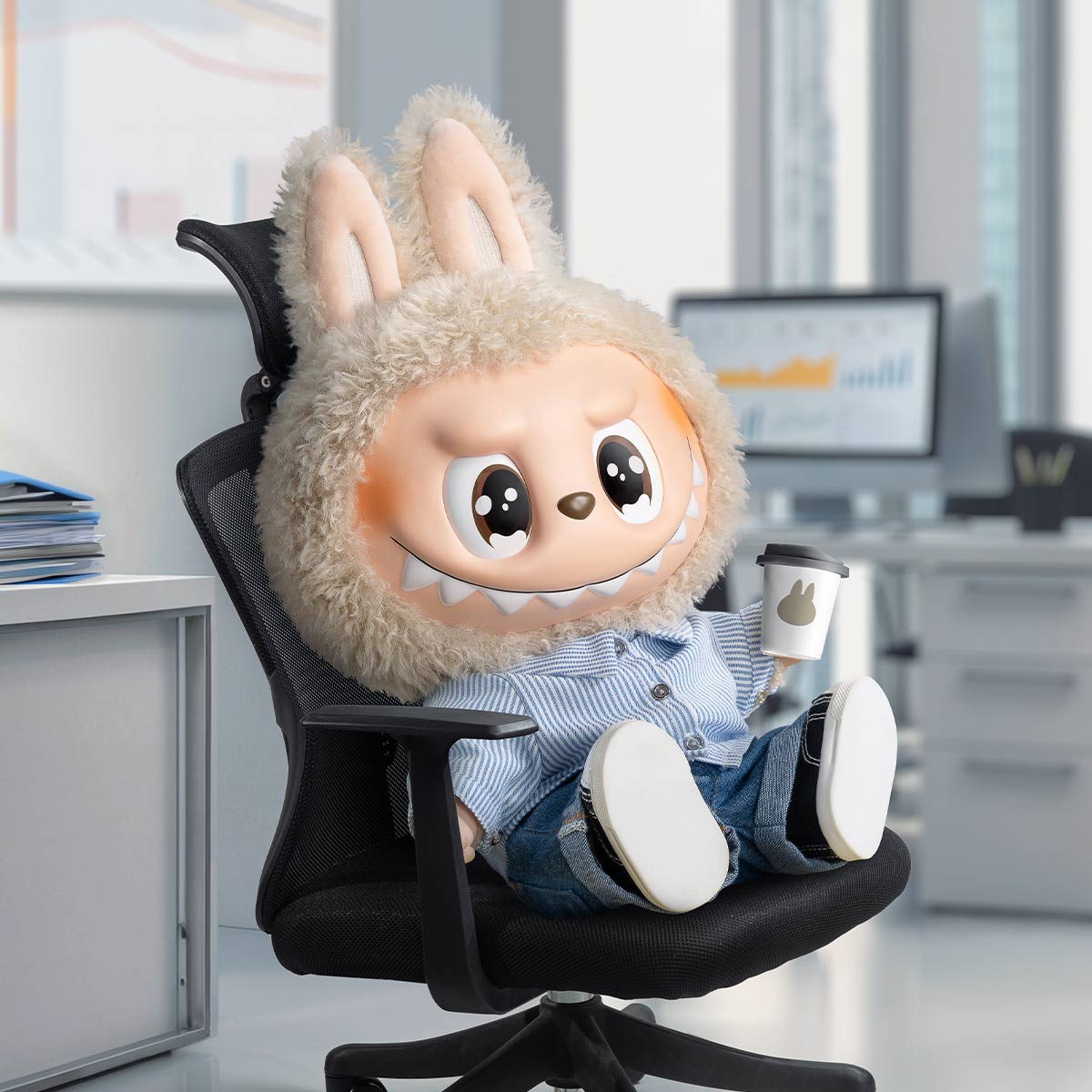 THE MONSTERS - FLIP WITH ME Vinyl Plush Doll - POP MART (Hong Kong