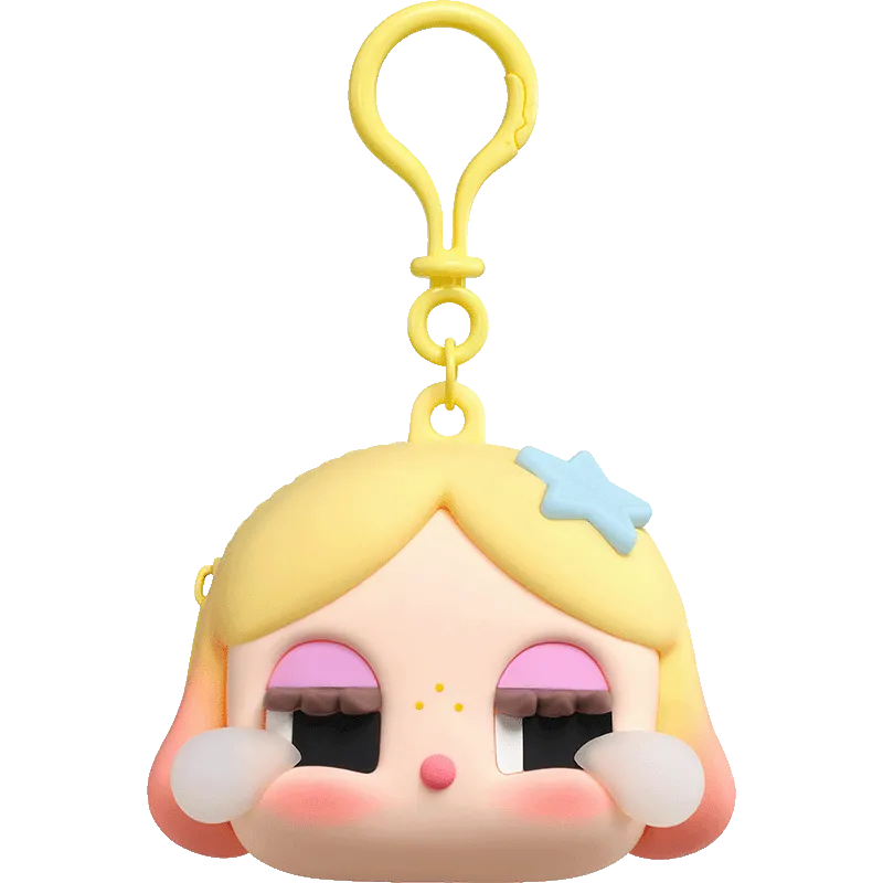 CRYBABY SHINY SHINY ぬいぐるみ　白黒　イヤホンケース POP MART Official | Shop
