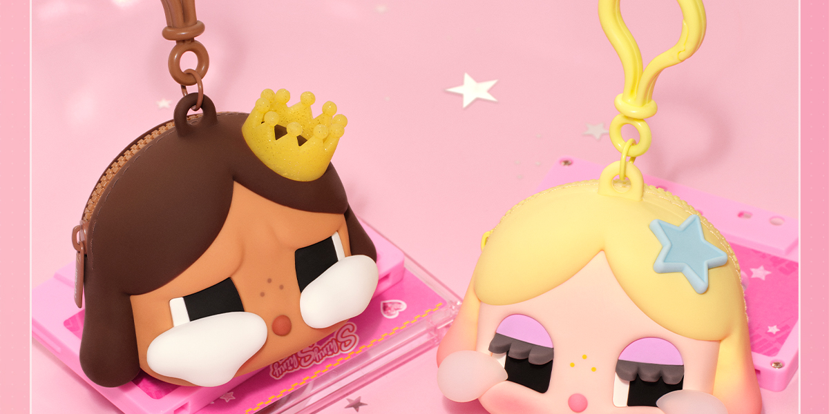 CRYBABY SHINY SHINY 正規品 ケース　ブラウン　ポップマート CRYBABY SHINY SHINY Series-Earphone Case (Brown) - POP MART