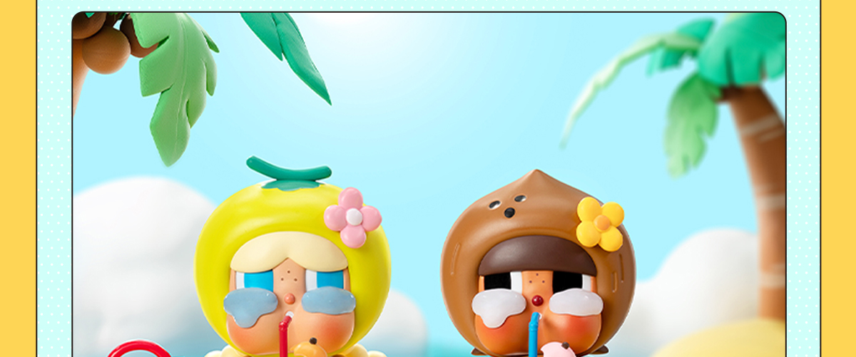 POP MART Crybaby Coconut Figure 2点 Crybaby Coconut Figure-Brown - POP MART (United States)
