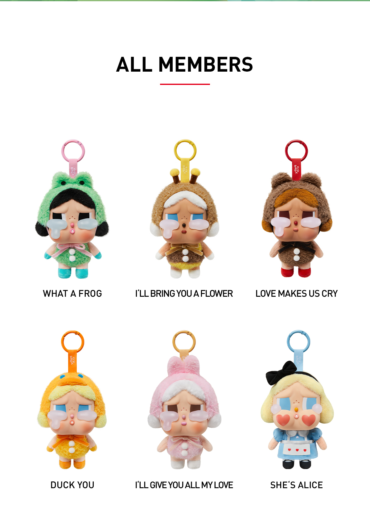 新品未開封 POPMART CRYBABY Crying Again CRYBABY Crying Again Series-Vinyl Face Plush Blind Box - POP