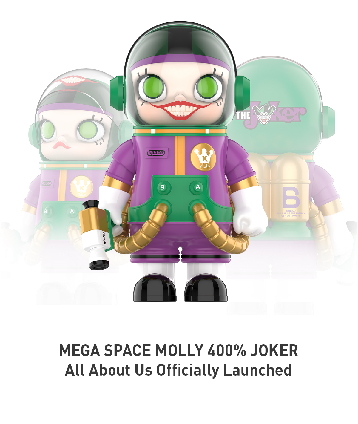 アメコミ POP MART MEGA SPACE MOLLY 400% JOKER MEGA SPACE MOLLY 400% JOKER - POP MART (Thailand)