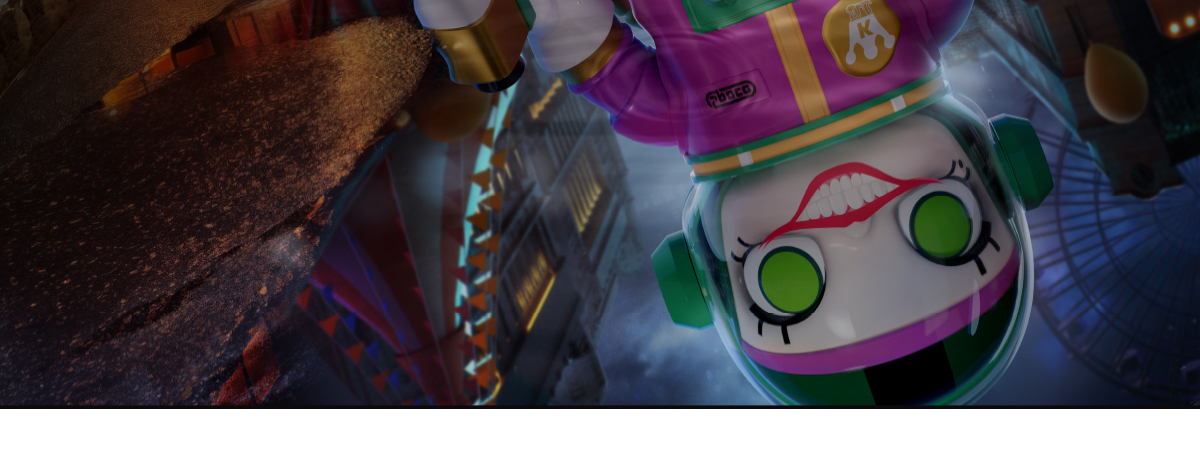万圣MEGA SPACE MOLLY 400% JOKER - POP MART (Hong Kong, China)