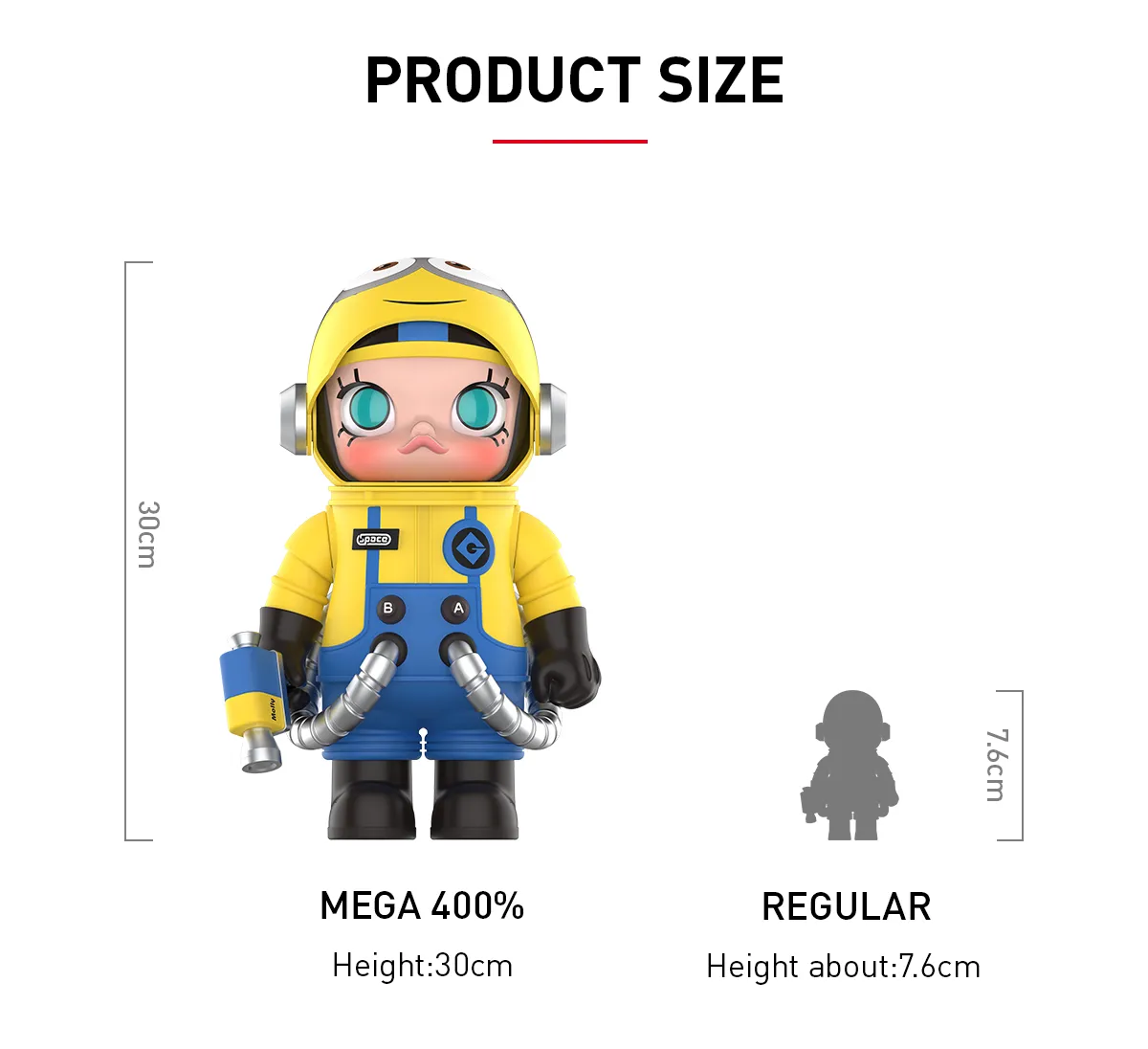 MEGA SPACE MOLLY 400% Minions - POP MART (Hong Kong, China)