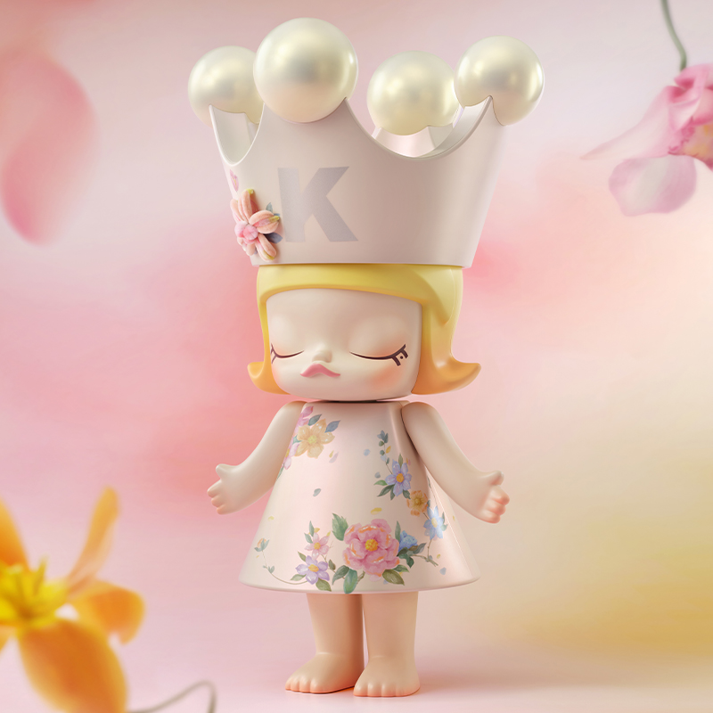 MEGA ROYAL MOLLY 400% Velvet Flowers - POP MART (Hong Kong