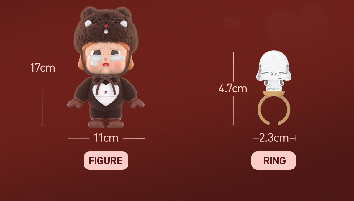 CRYBABY BE MINE FIGURINE - POP MART (Hong Kong, China)