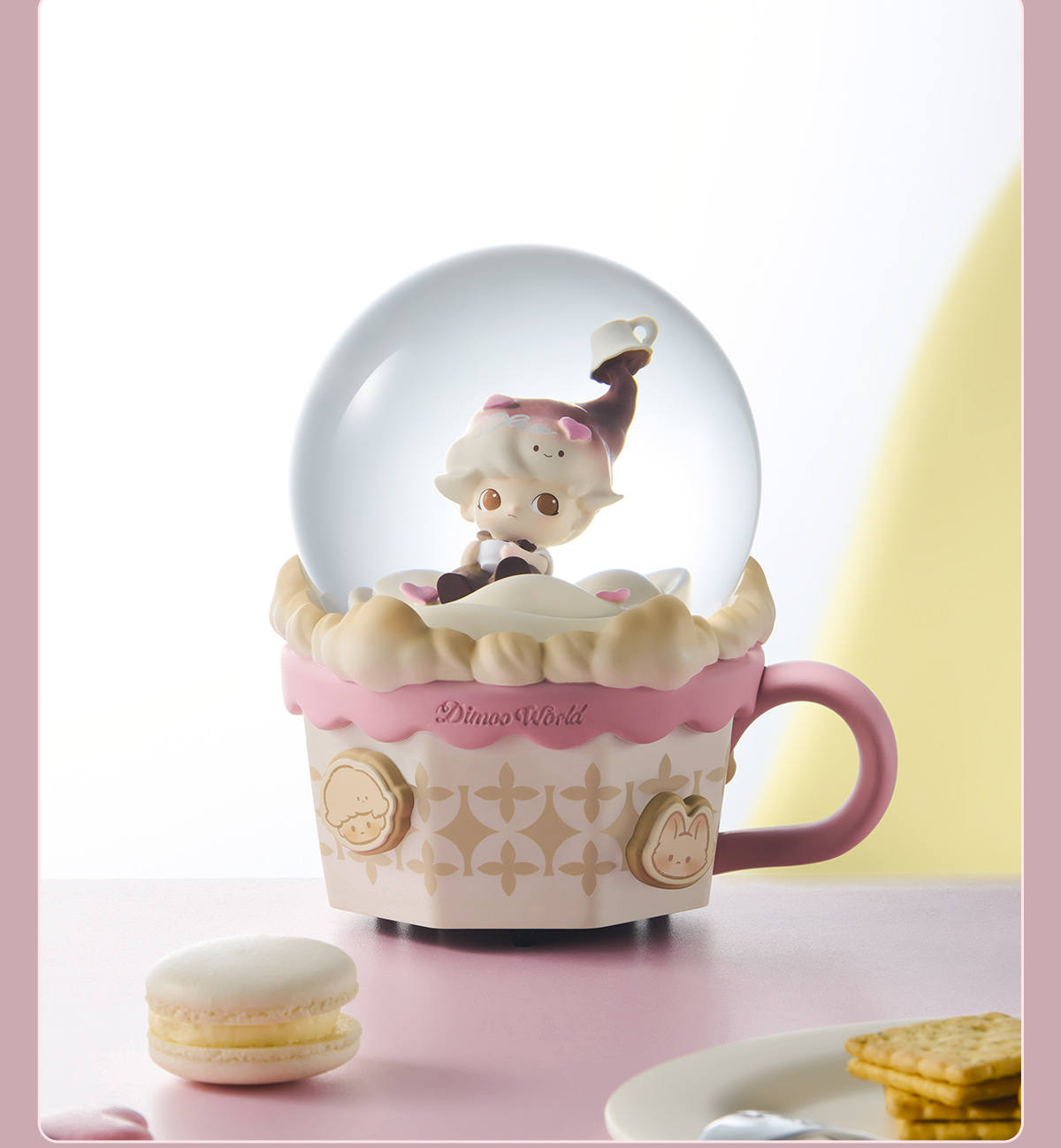 ポップマート　DIMOO Crush Coffee シリーズ-クリスタルボール DIMOO-Crush On Coffee Series-Crystal Ball - POP MART (Hong Kong