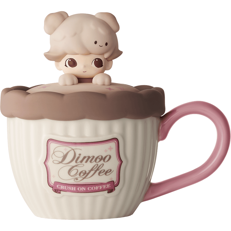QIANQ　DIMOO Crush on Coffeeペンダント DIMOO-Crush On Coffee Series-Fragrant Bag Pendant Set - POP