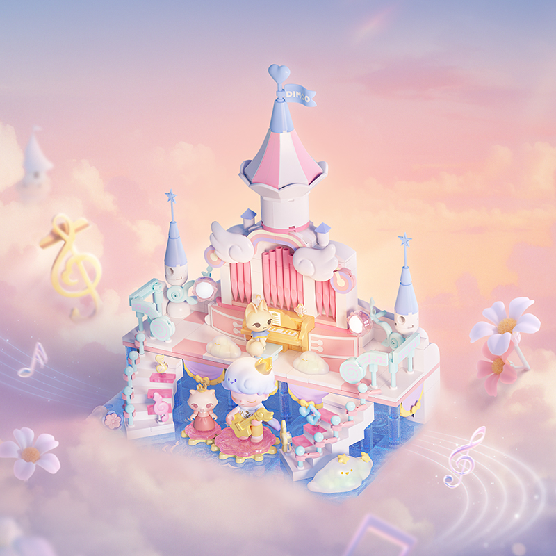 DIMOO Dream Melody Series Blocks - POP MART (Hong Kong, China)