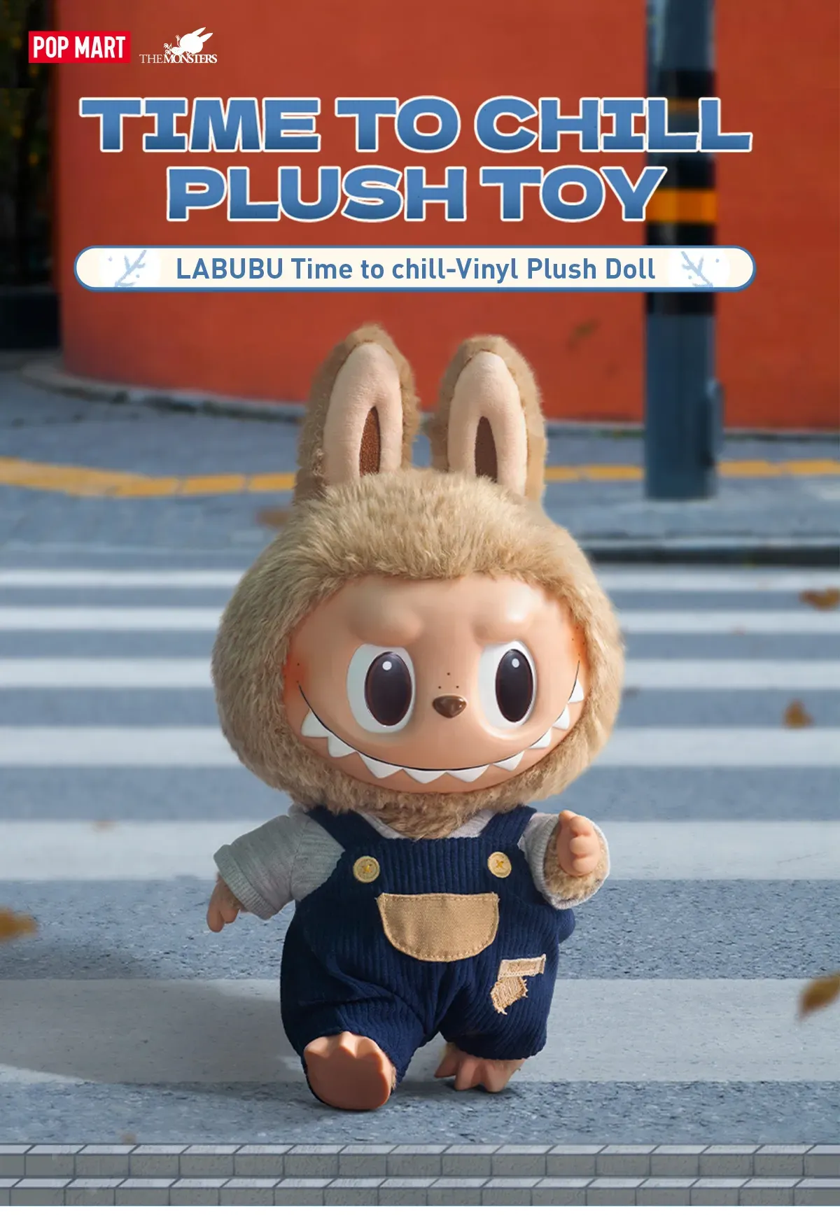 LABUBU Time to Chill-Vinyl Plush Doll - POP MART (Hong Kong