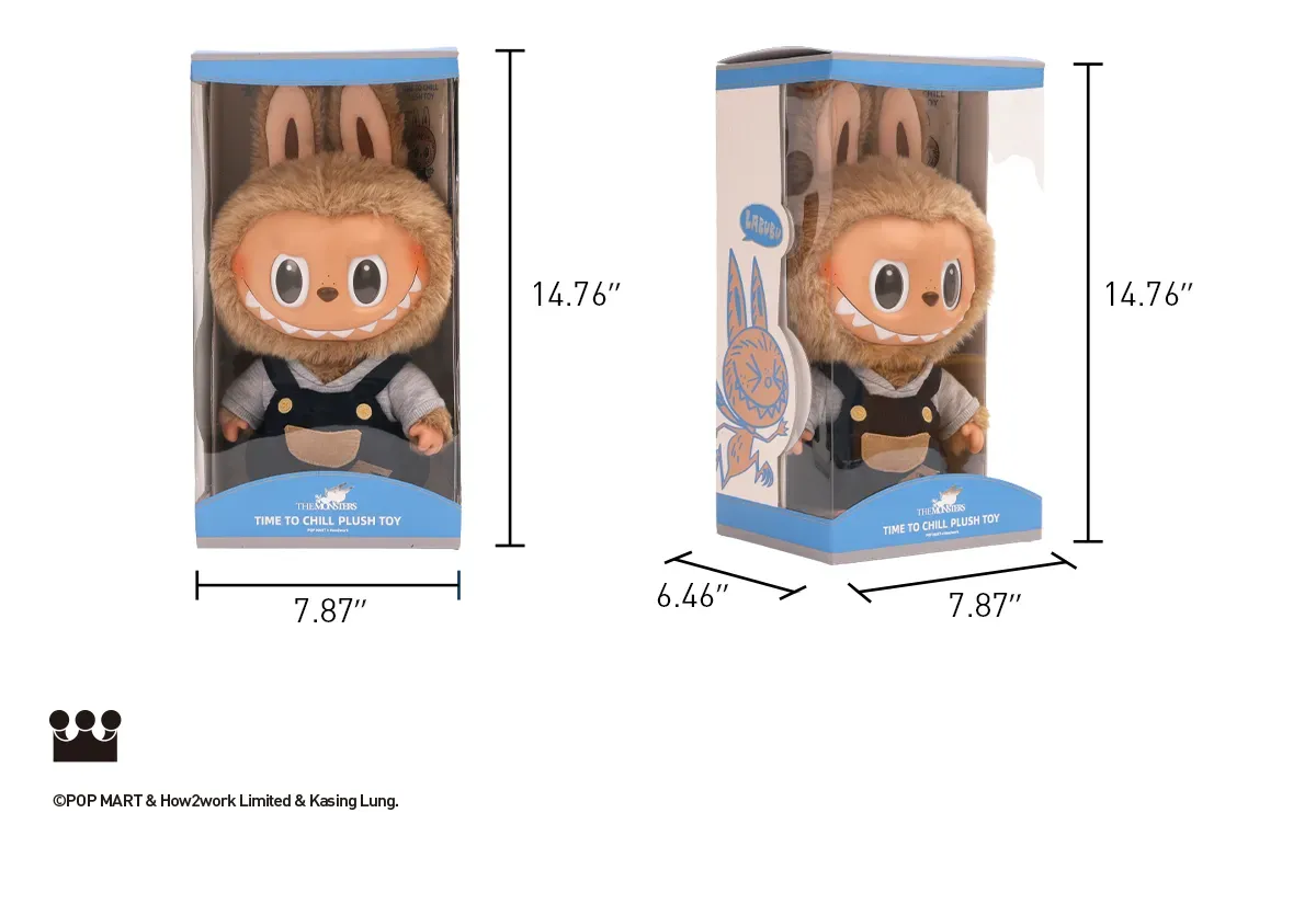 LABUBU Time to Chill-Vinyl Plush Doll - POP MART (Hong Kong