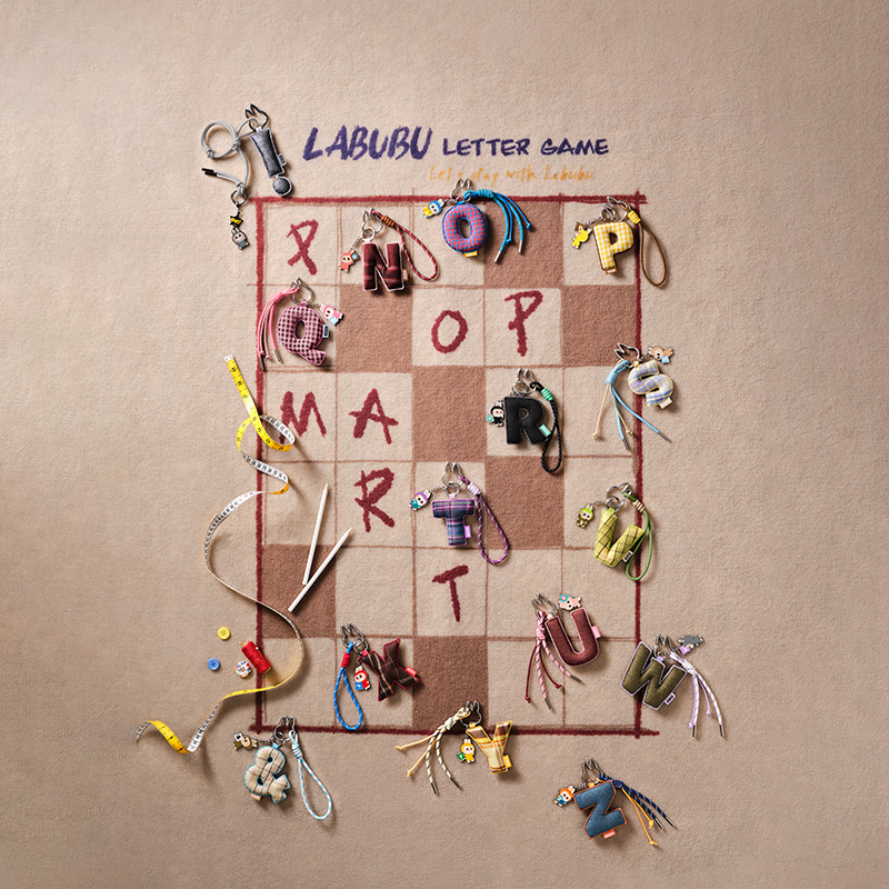 THE MONSTERS Pin for Love Series- Letter Pendant Blind Box